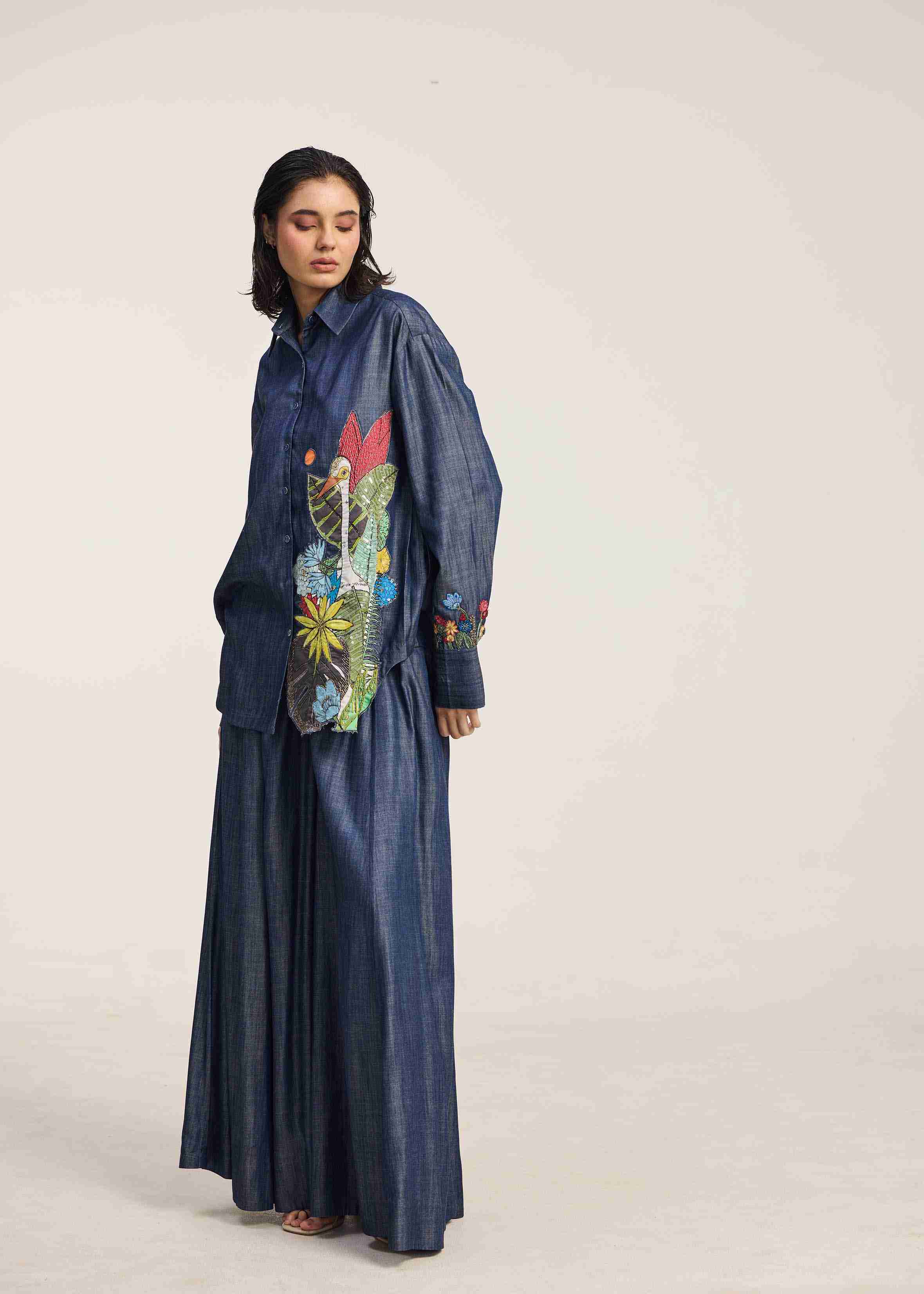 新品⭐︎TODAYFUL Embroidery Patchwork Shirts TODAYFUL】Embroidery Patchwork Shirts | selects