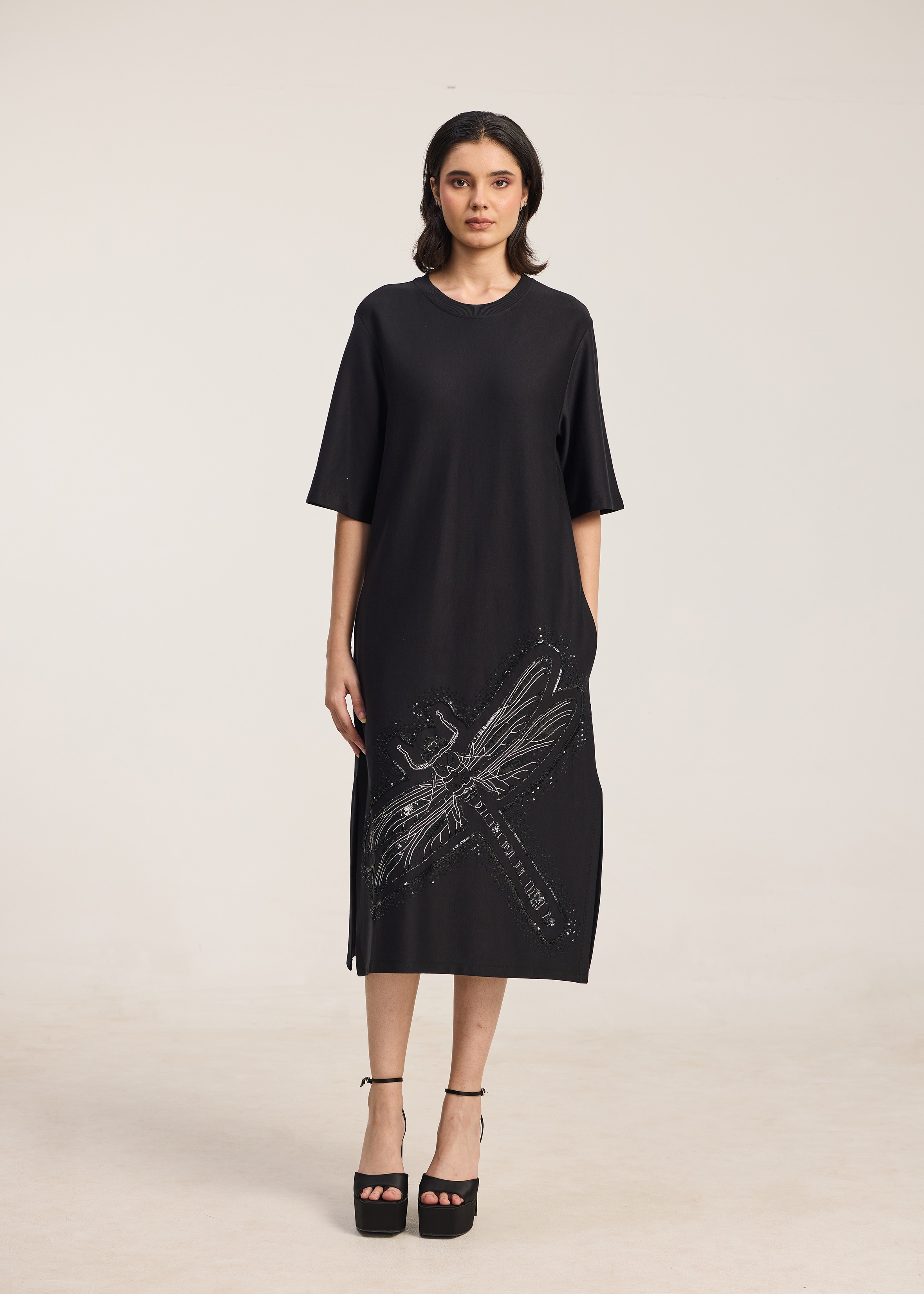 Dragonfly Oversized T Shirt Dress