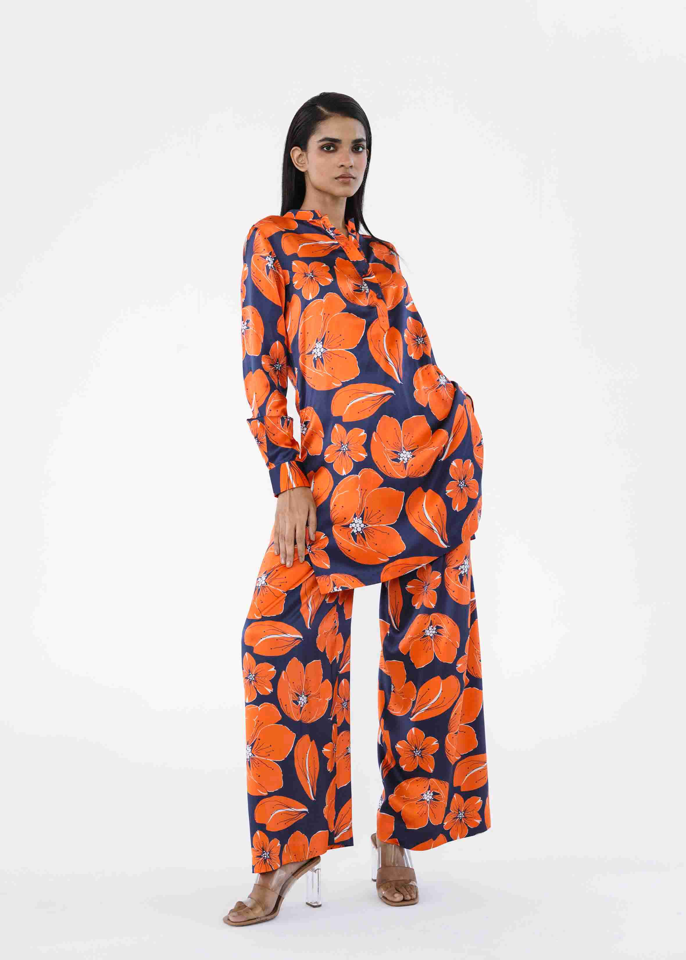 Relaxed Floral Printed Trouser