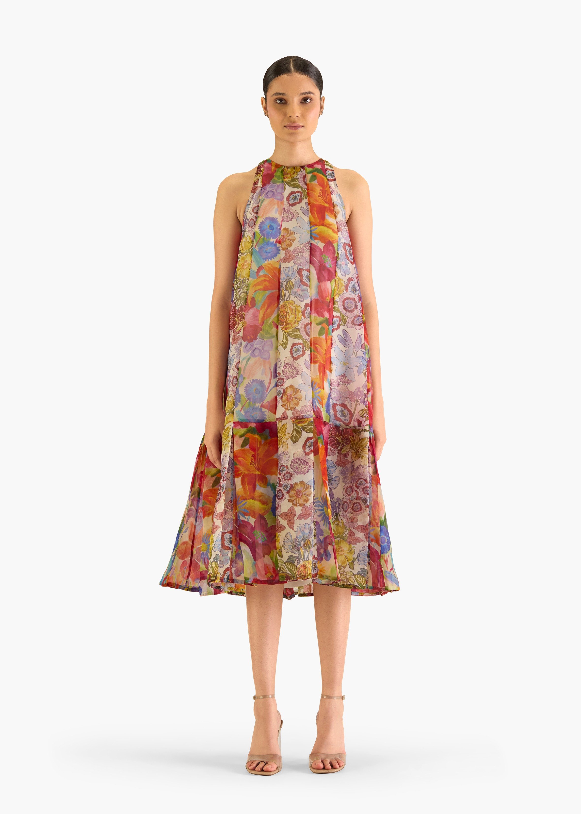 Hockney Pleated Dress