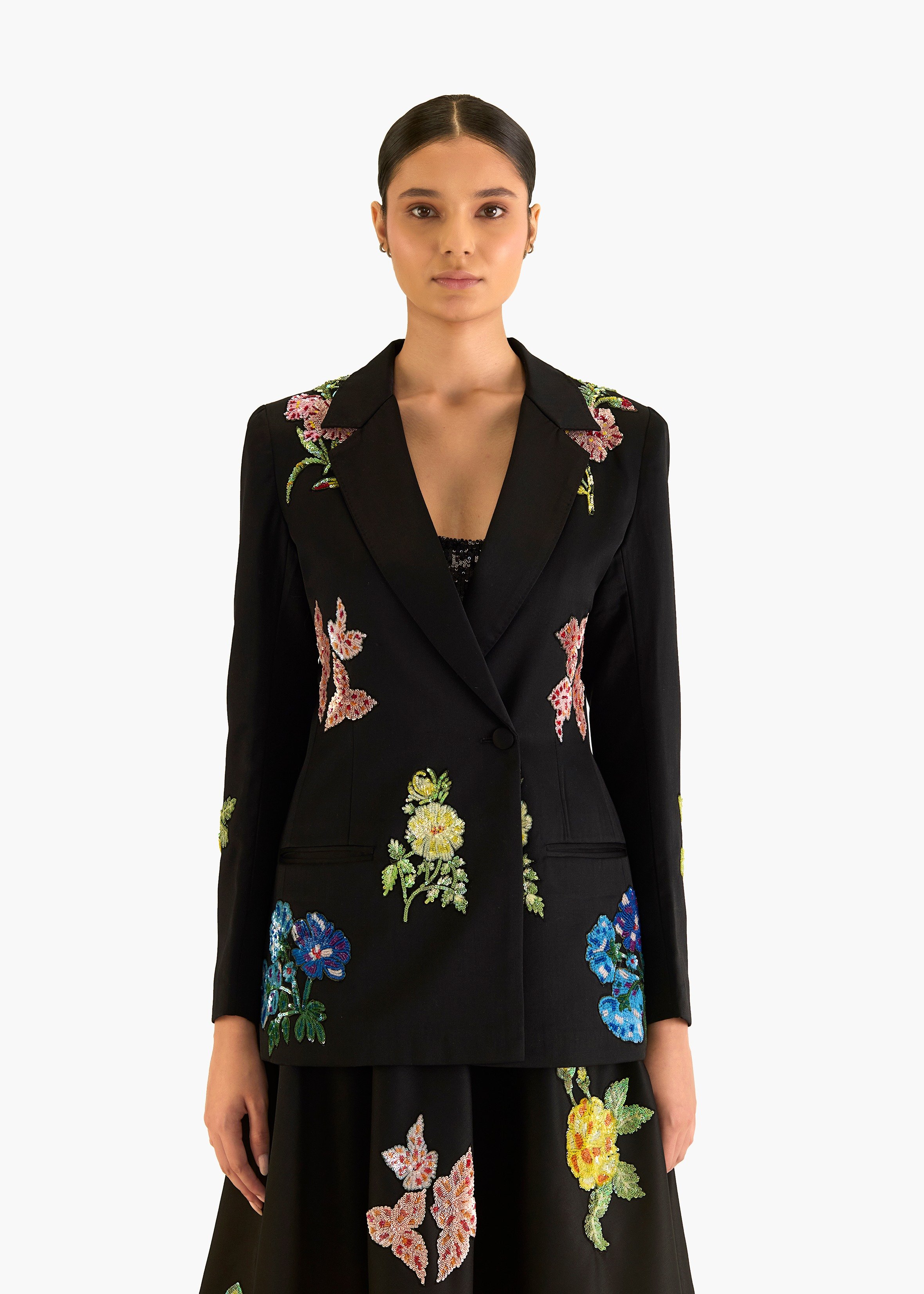Afew Rahul Mishra | Botanical Embroidered Jacket