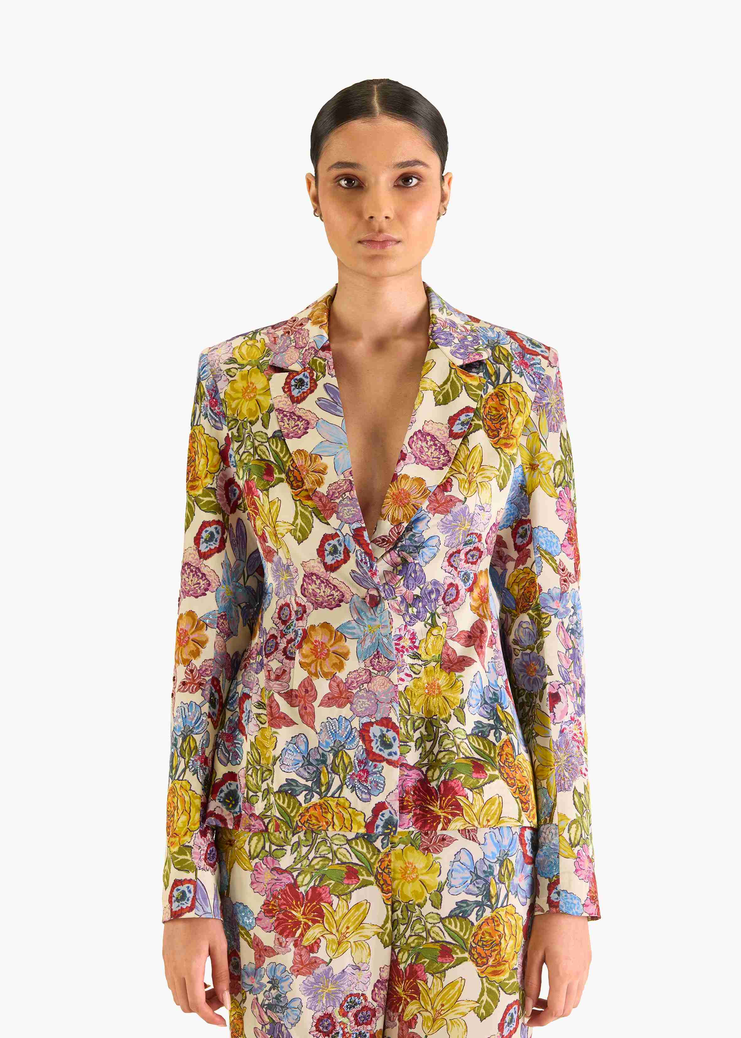 Afew Rahul Mishra | Botanical Printed Jacket