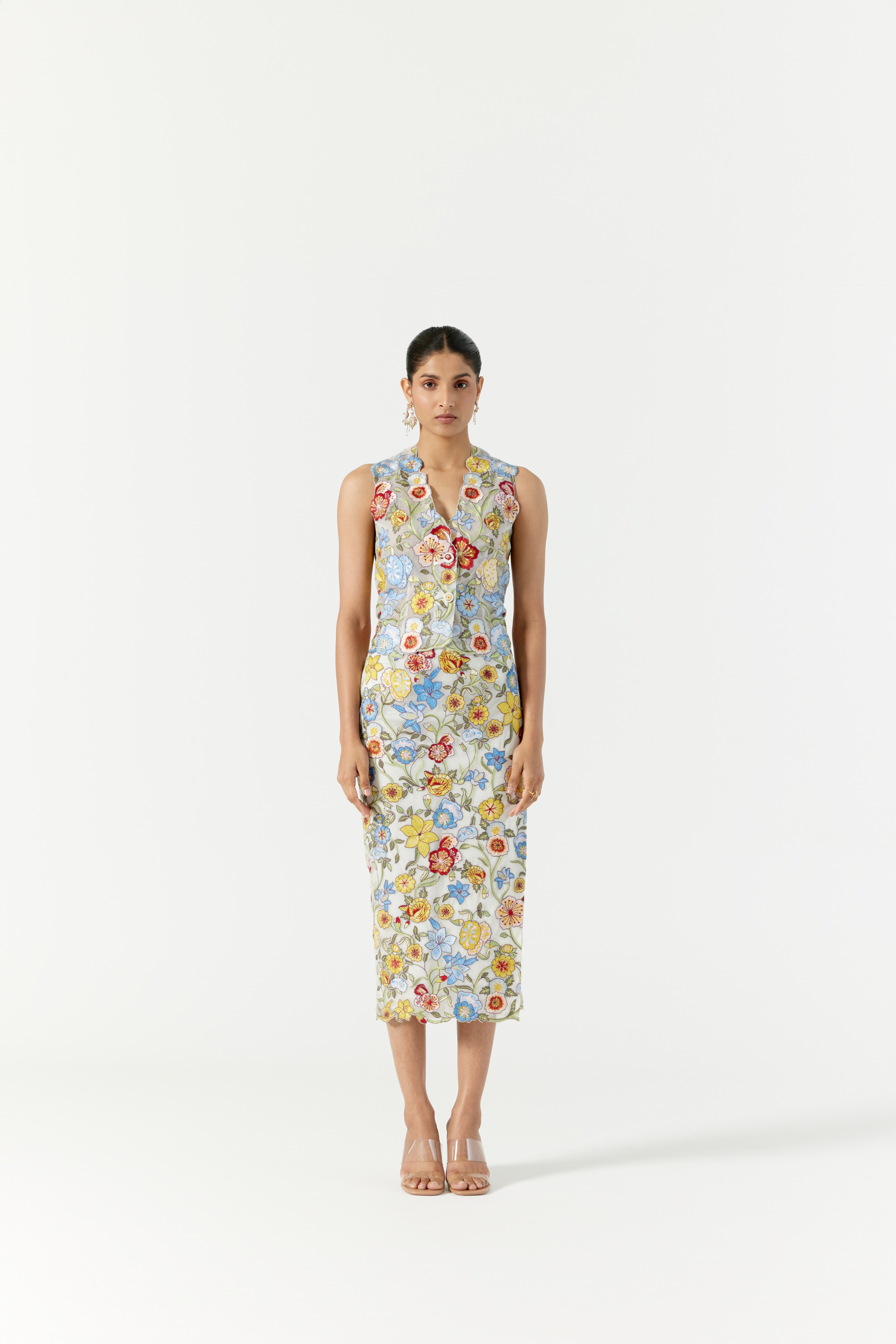 Hockney Floral Gillet