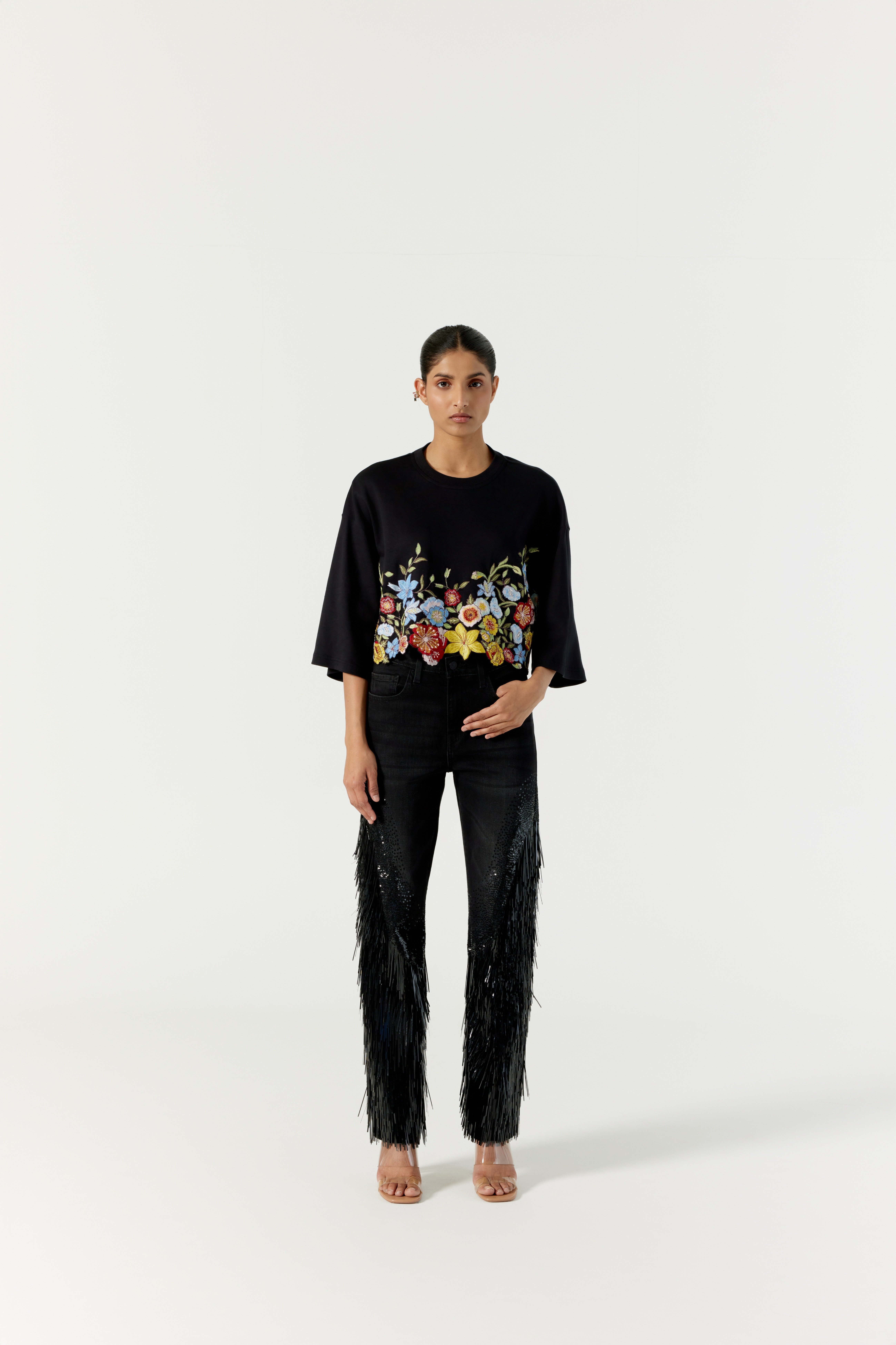 Afew Rahul Mishra | Hockney Black T-Shirt