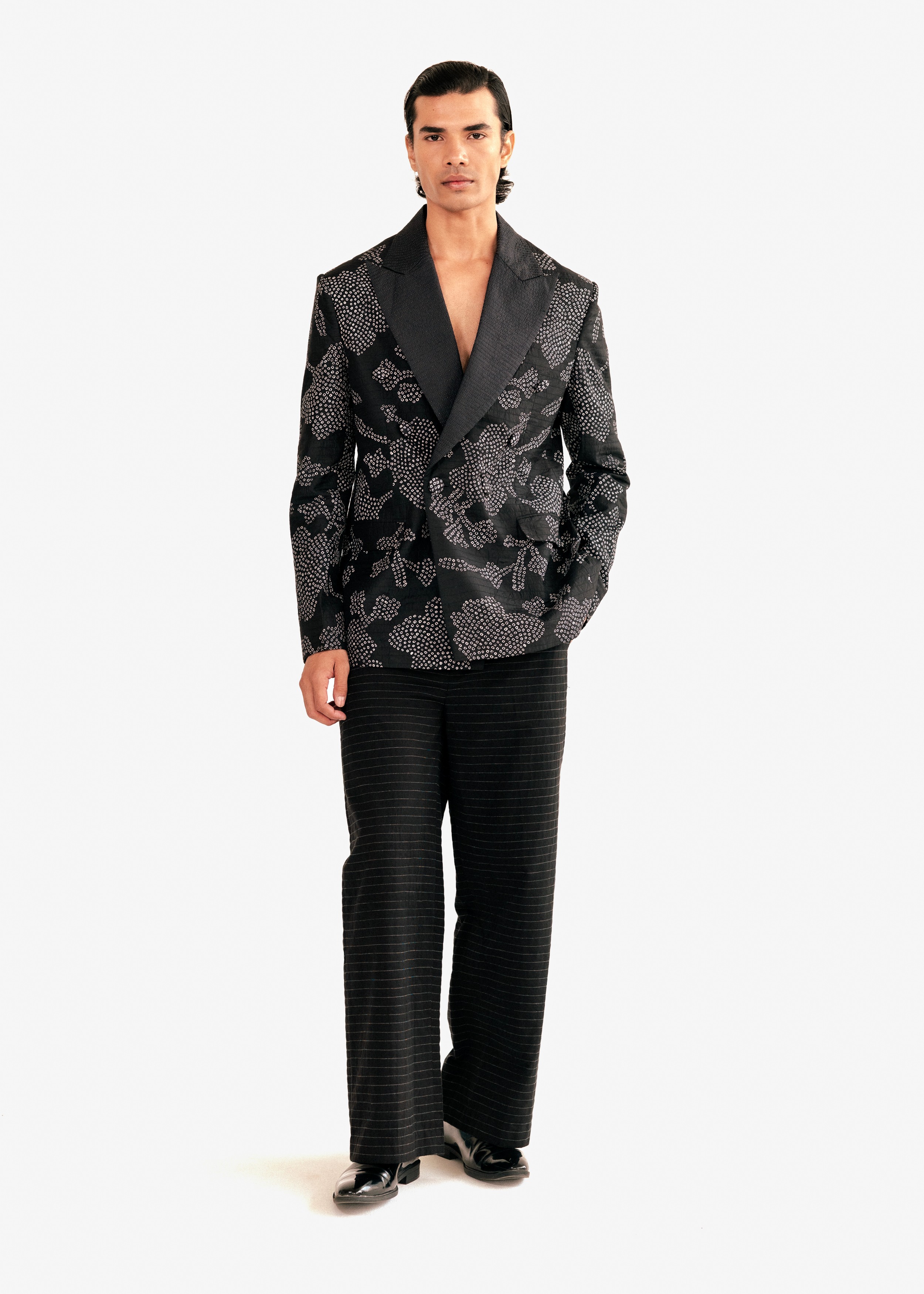 Bandhani Black Jacket