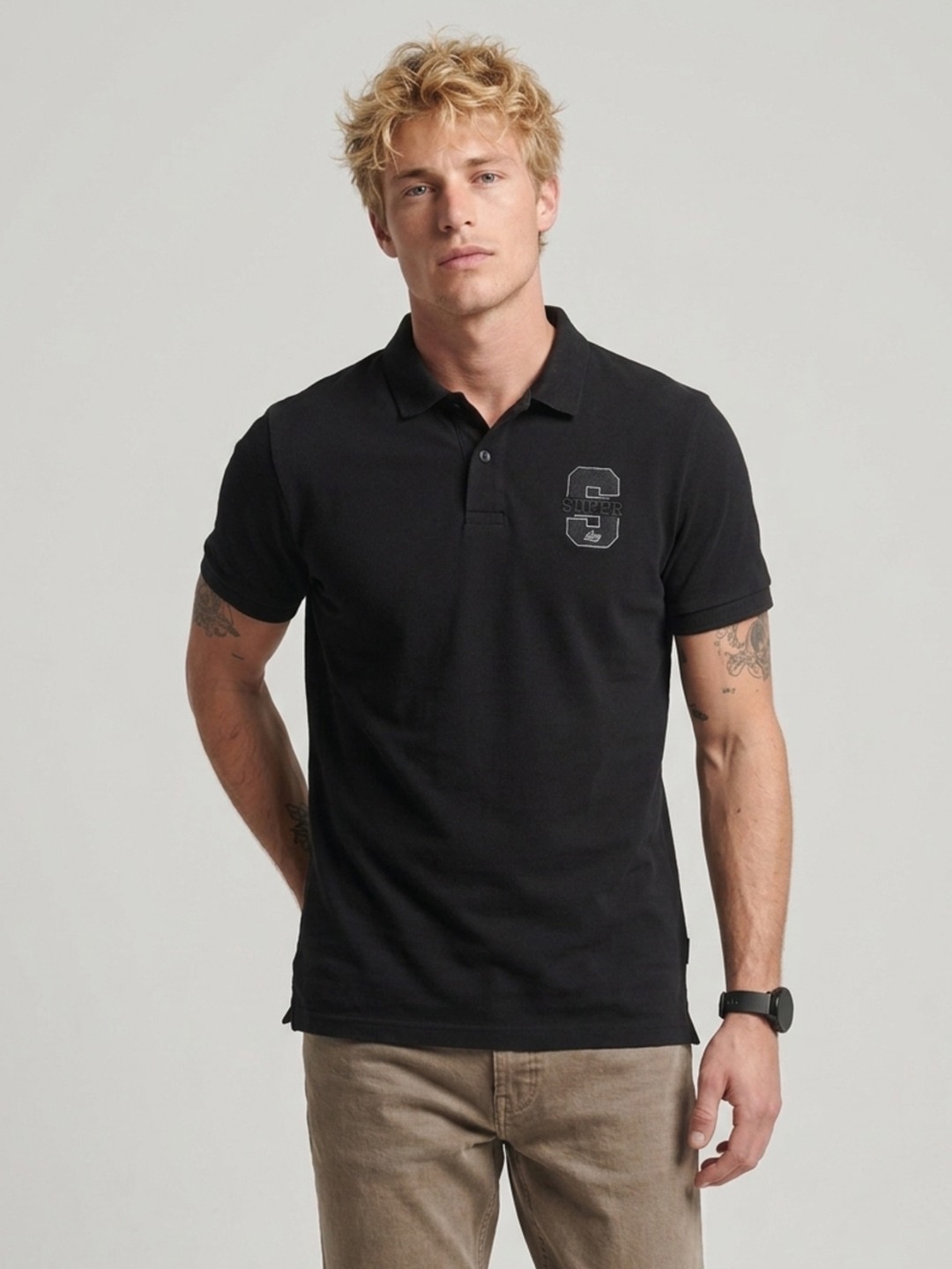HERITAGE DRAGON EMBROIDERY POLO