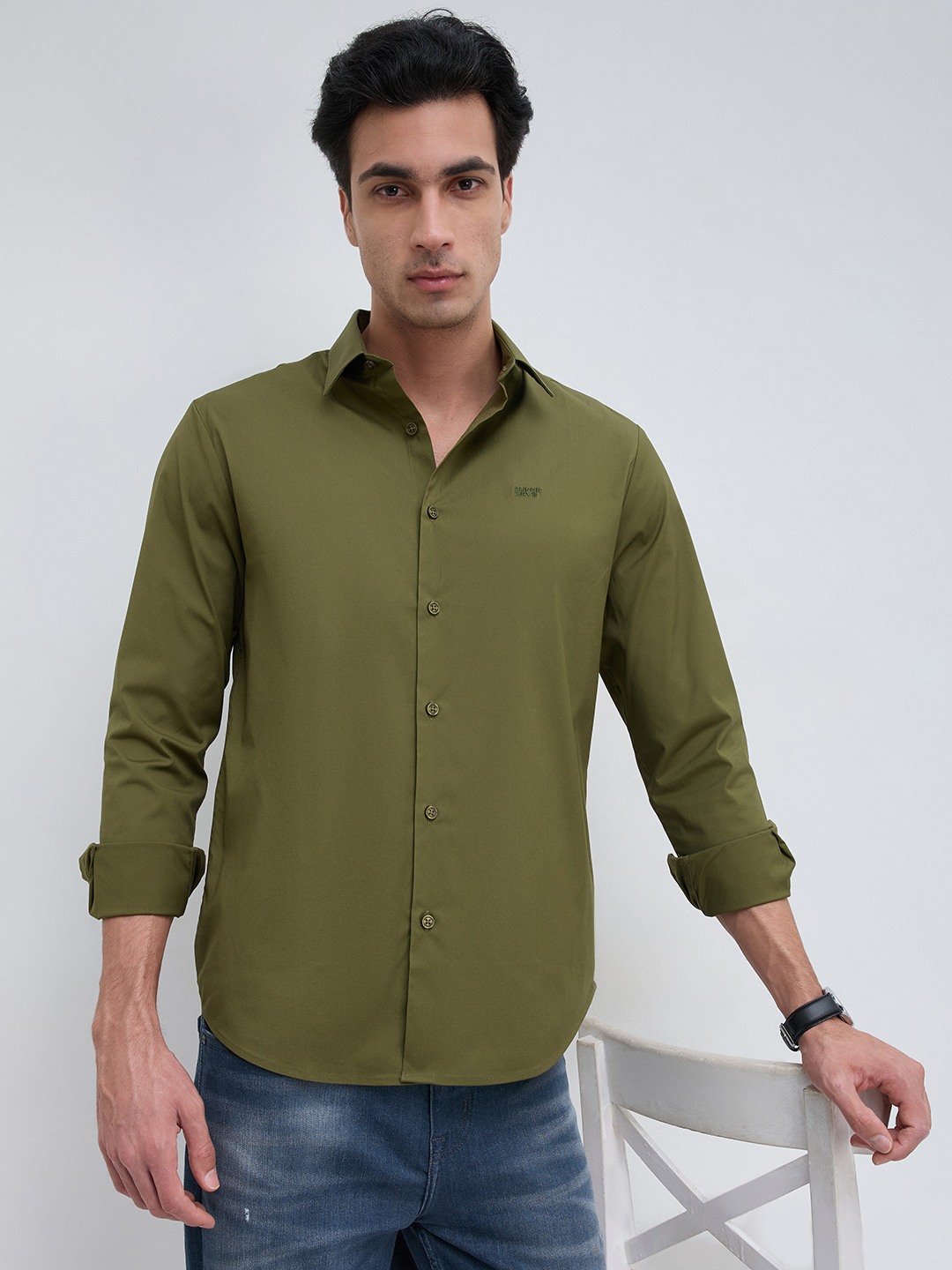 SD LUXE STRETCH POPLIN CLASSIC CORE SHIRT