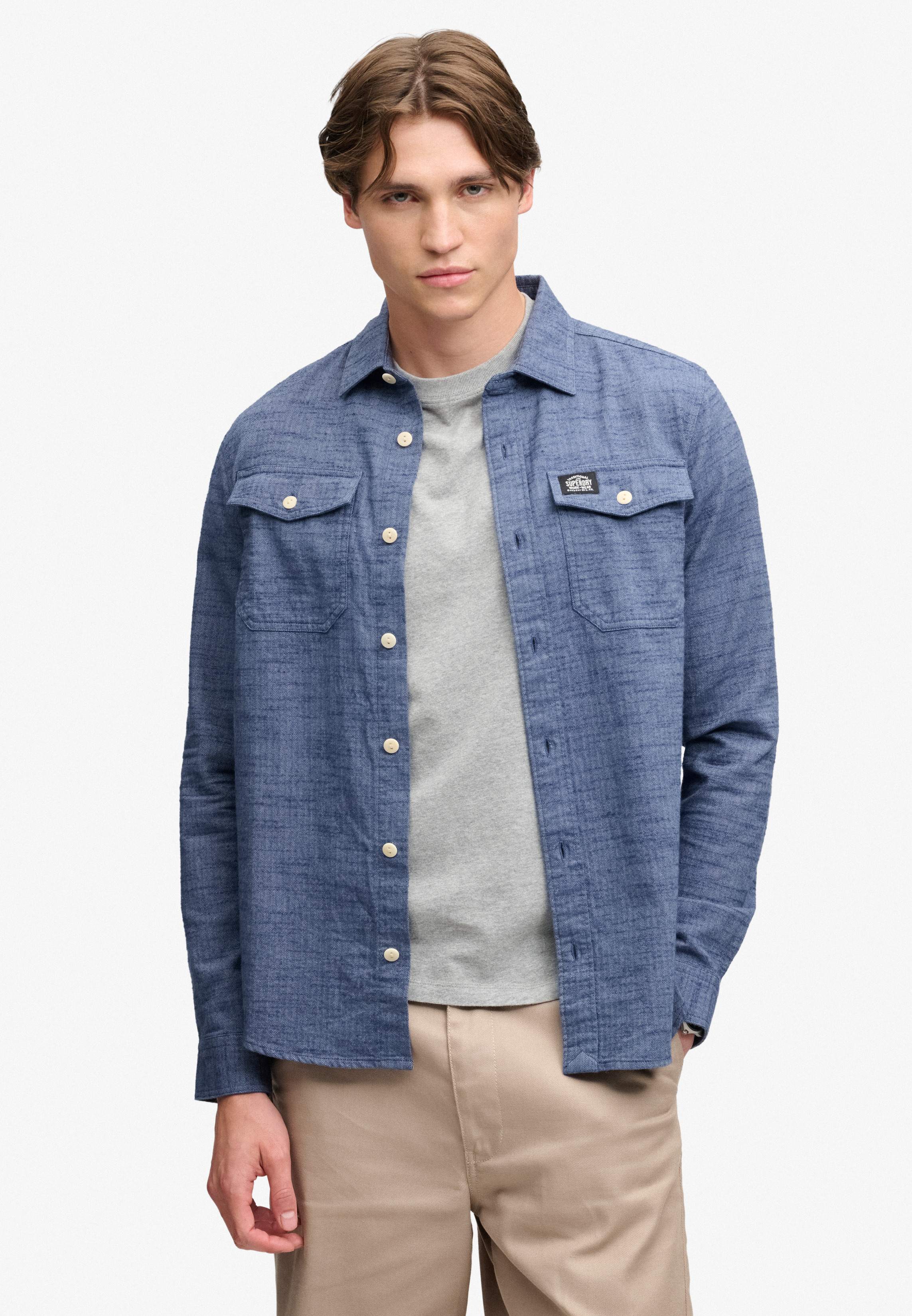 HERRINGBONE WORKWEAR SHIRT