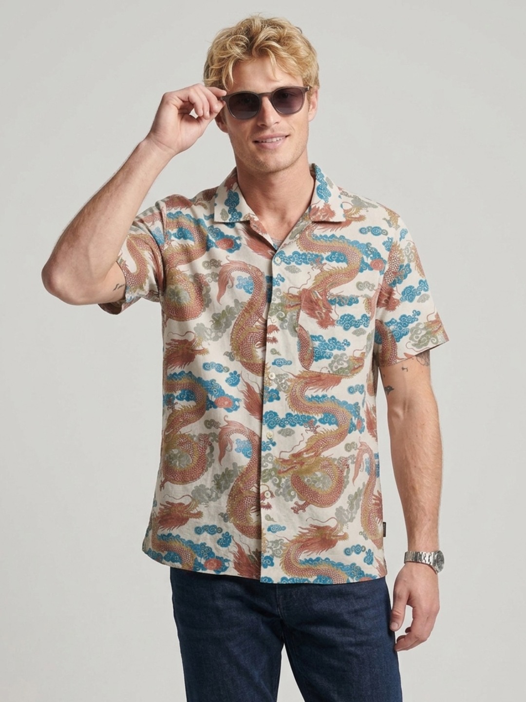 SUPERDRY DREAMY DRAGON SHIRT