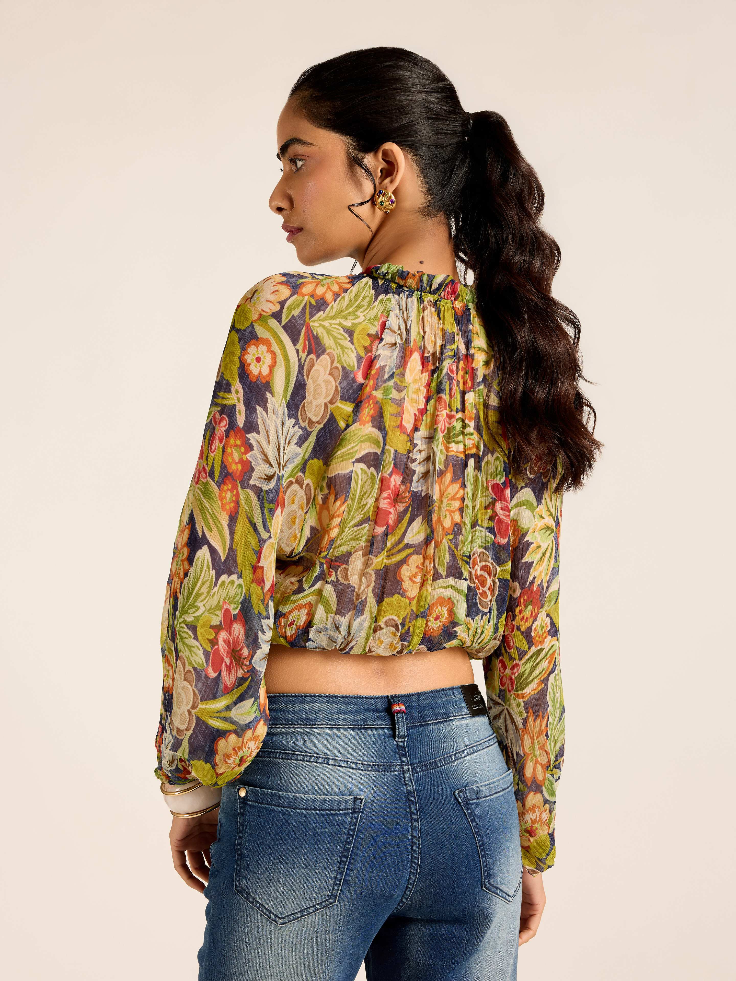 Blue Belly Short Top