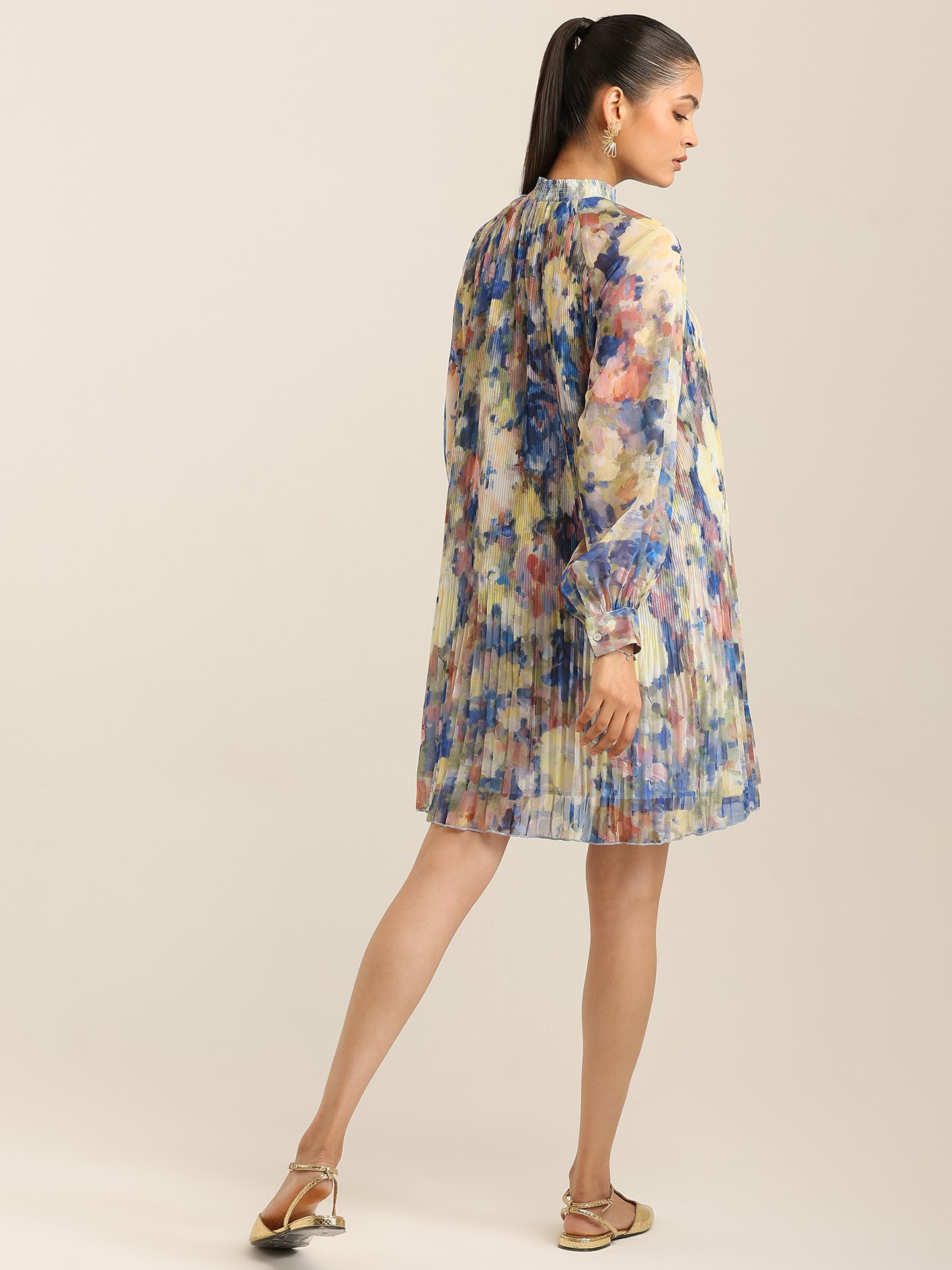 Blue Elce Short Dress