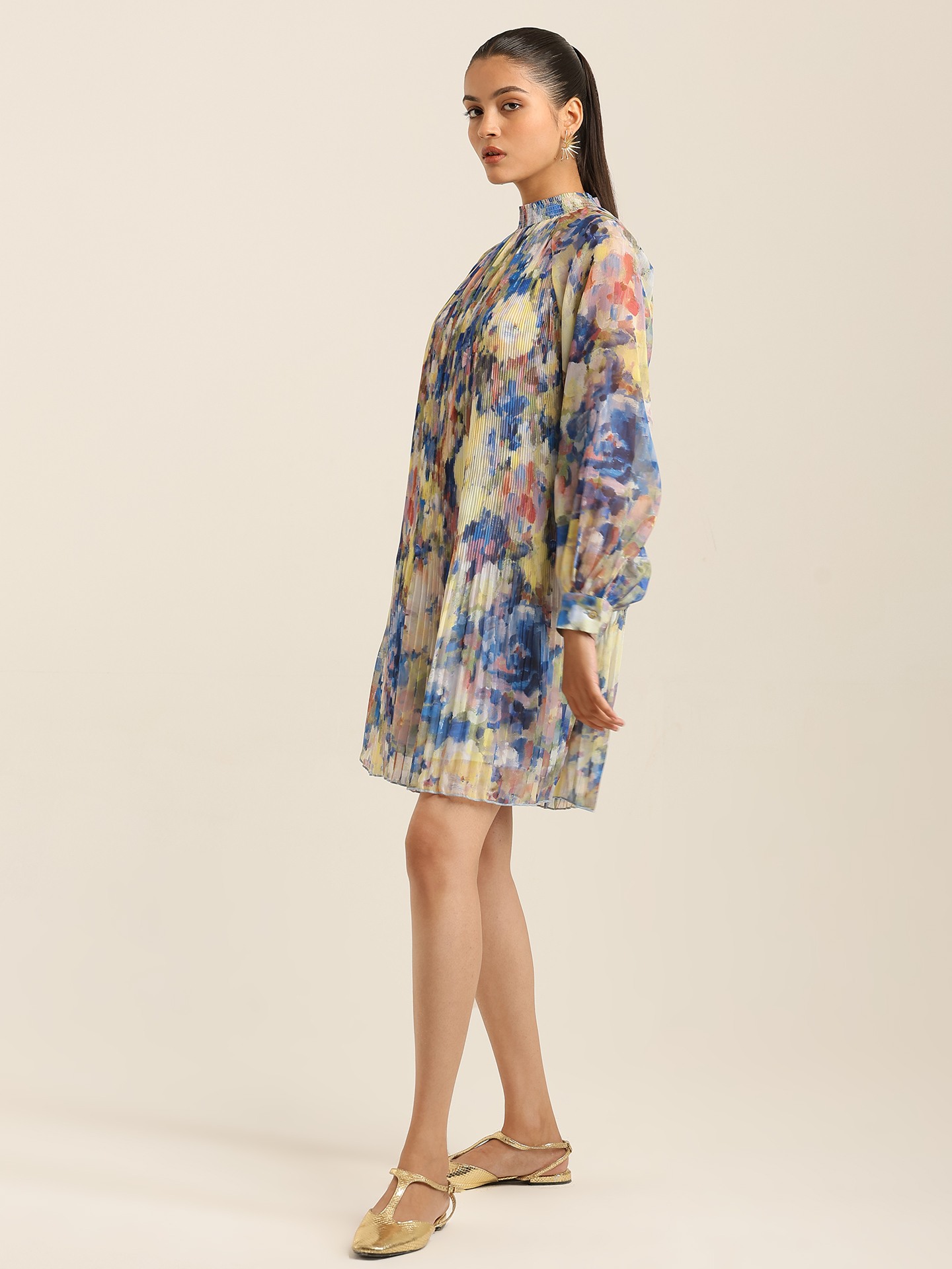 Blue Elce Short Dress