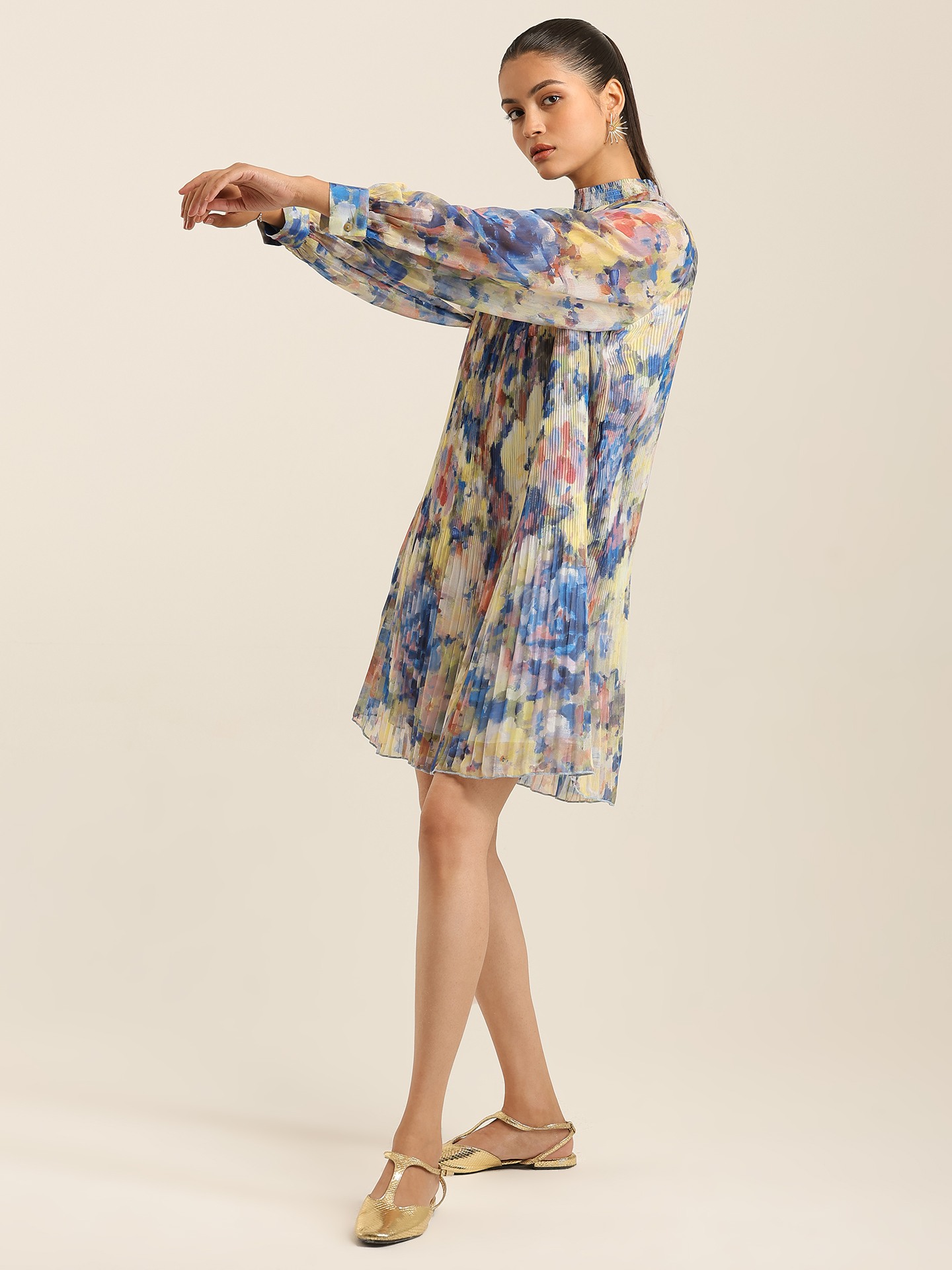 Blue Elce Short Dress