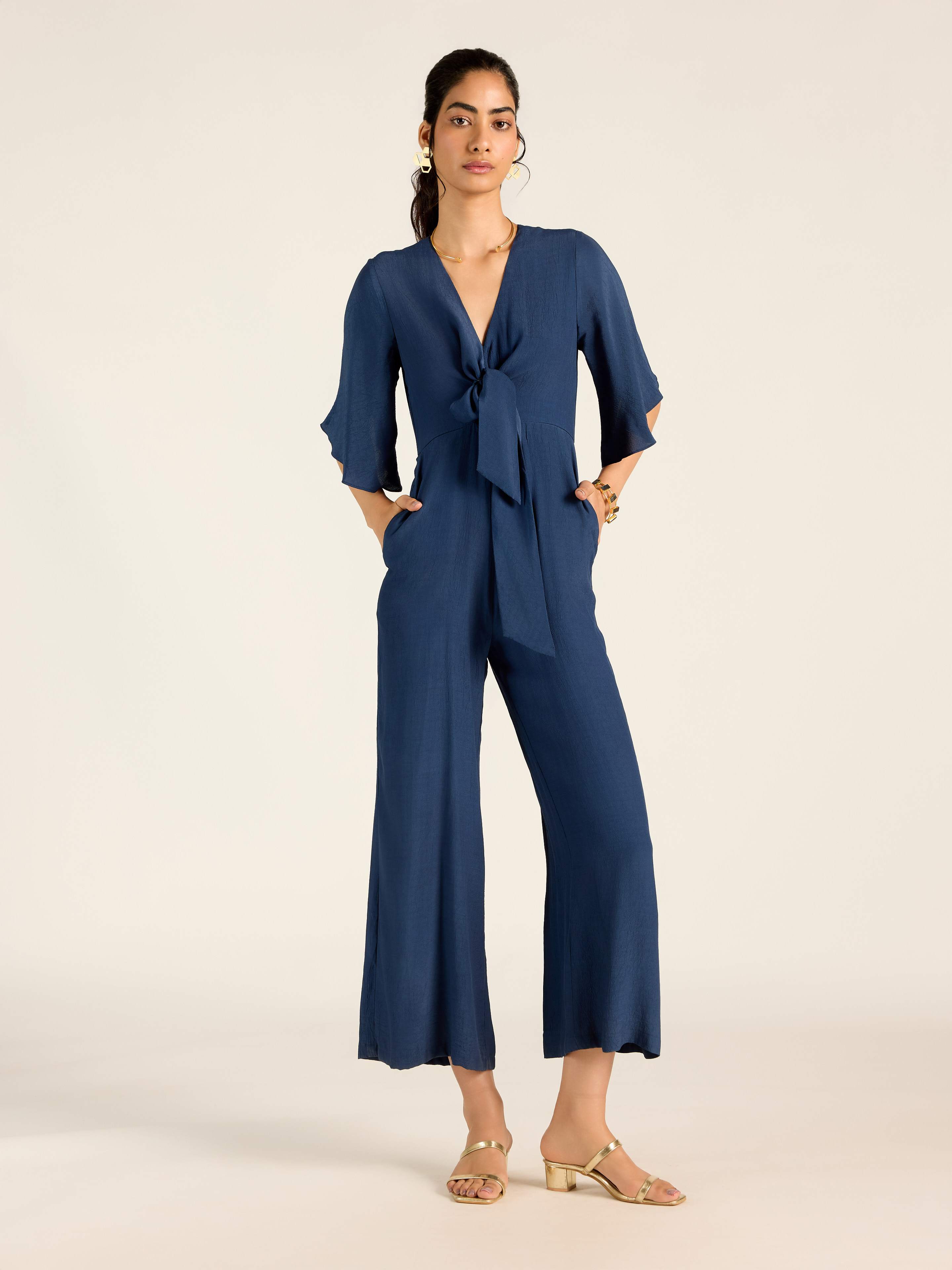 Navy Charolette Jumpsuit
