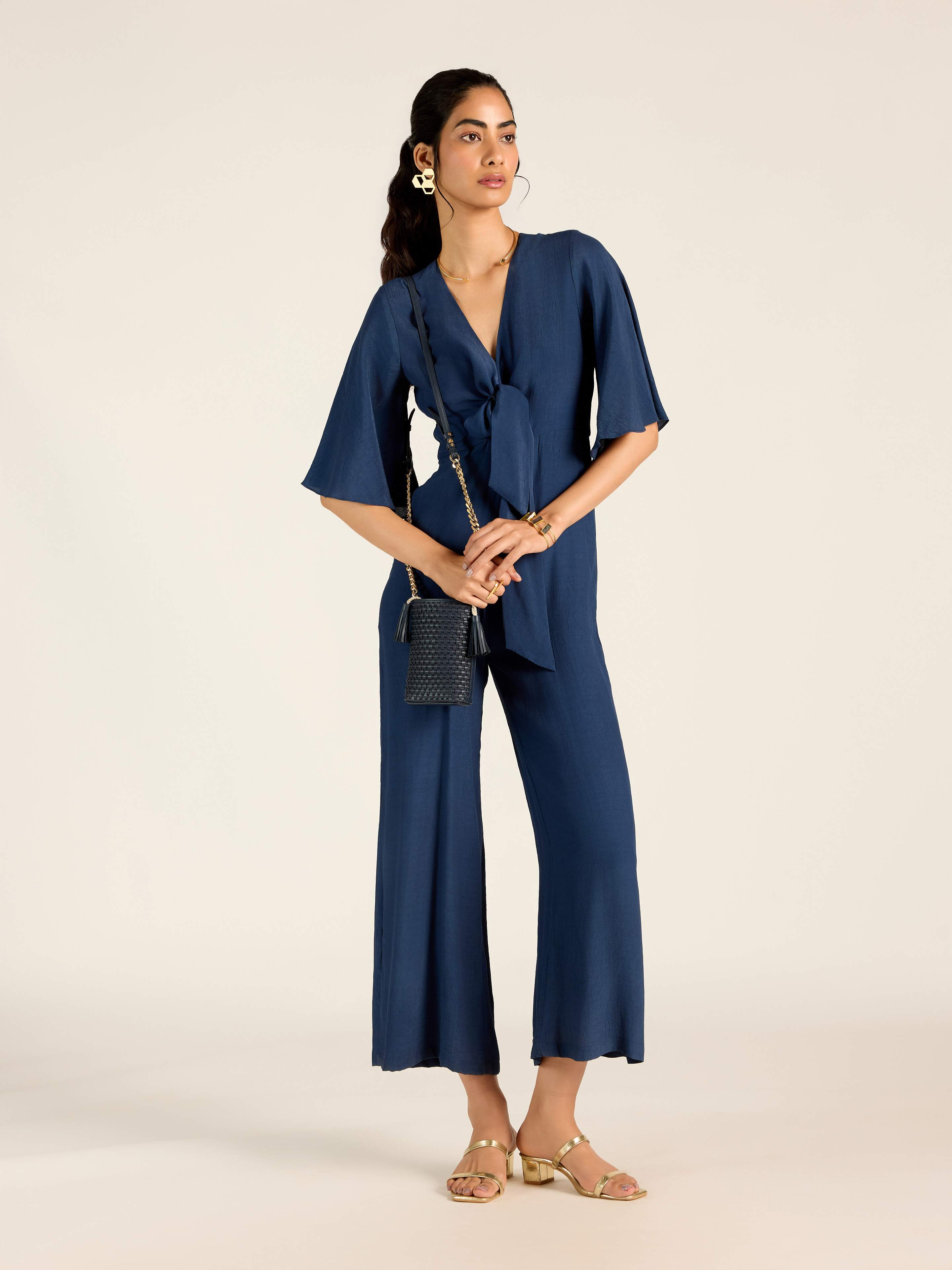 Navy Charolette Jumpsuit