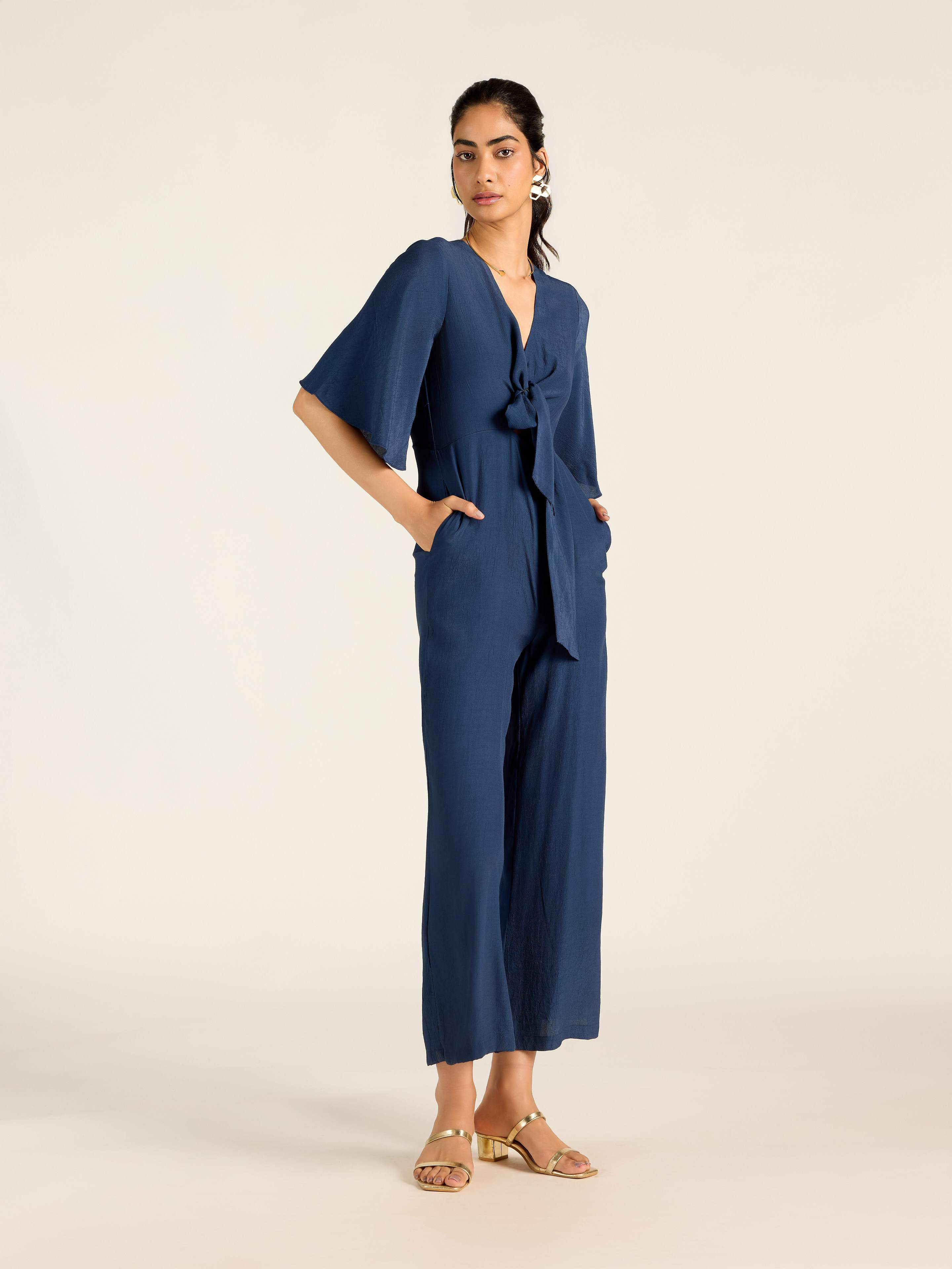 Navy Charolette Jumpsuit