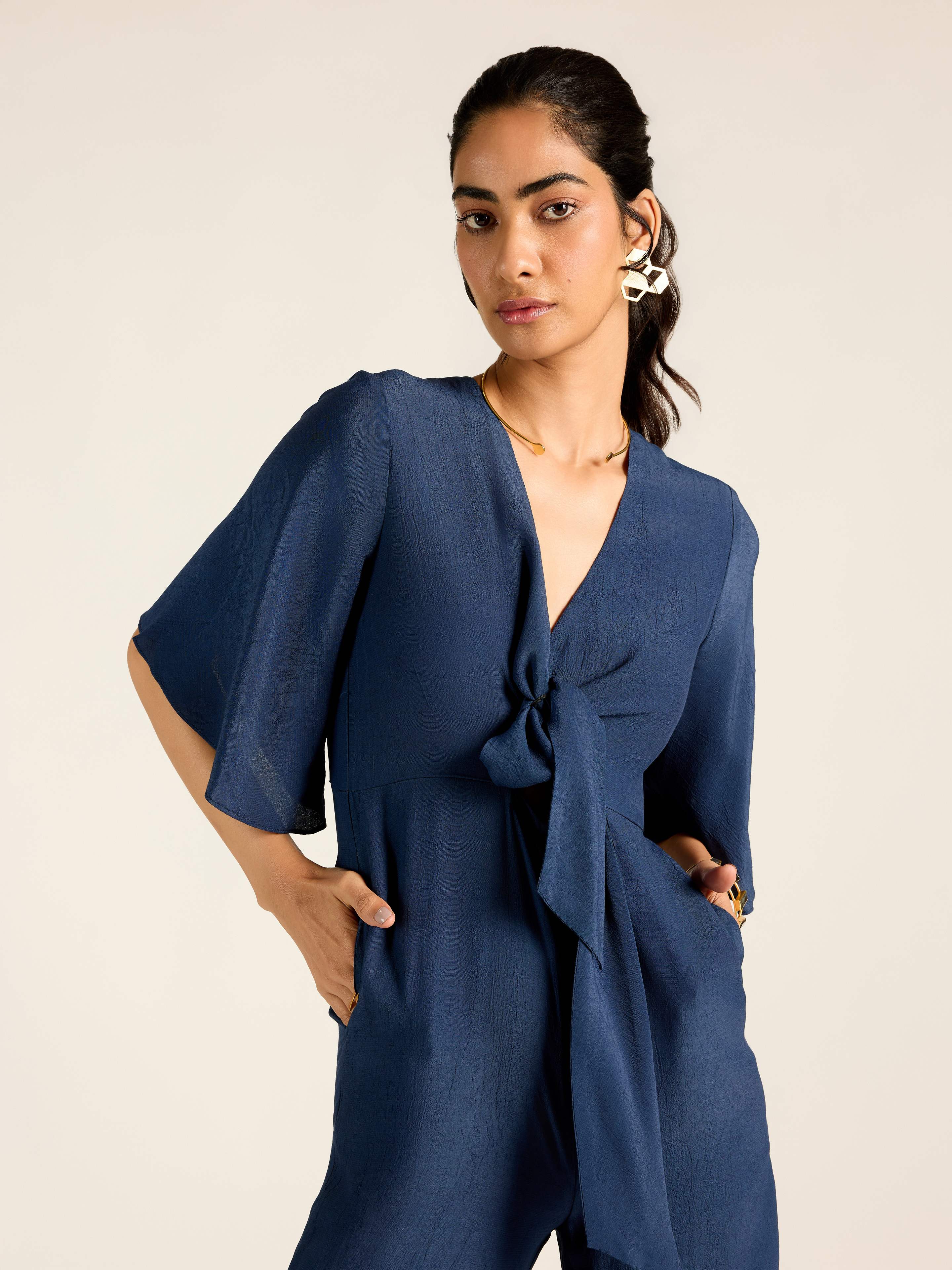 Navy Charolette Jumpsuit