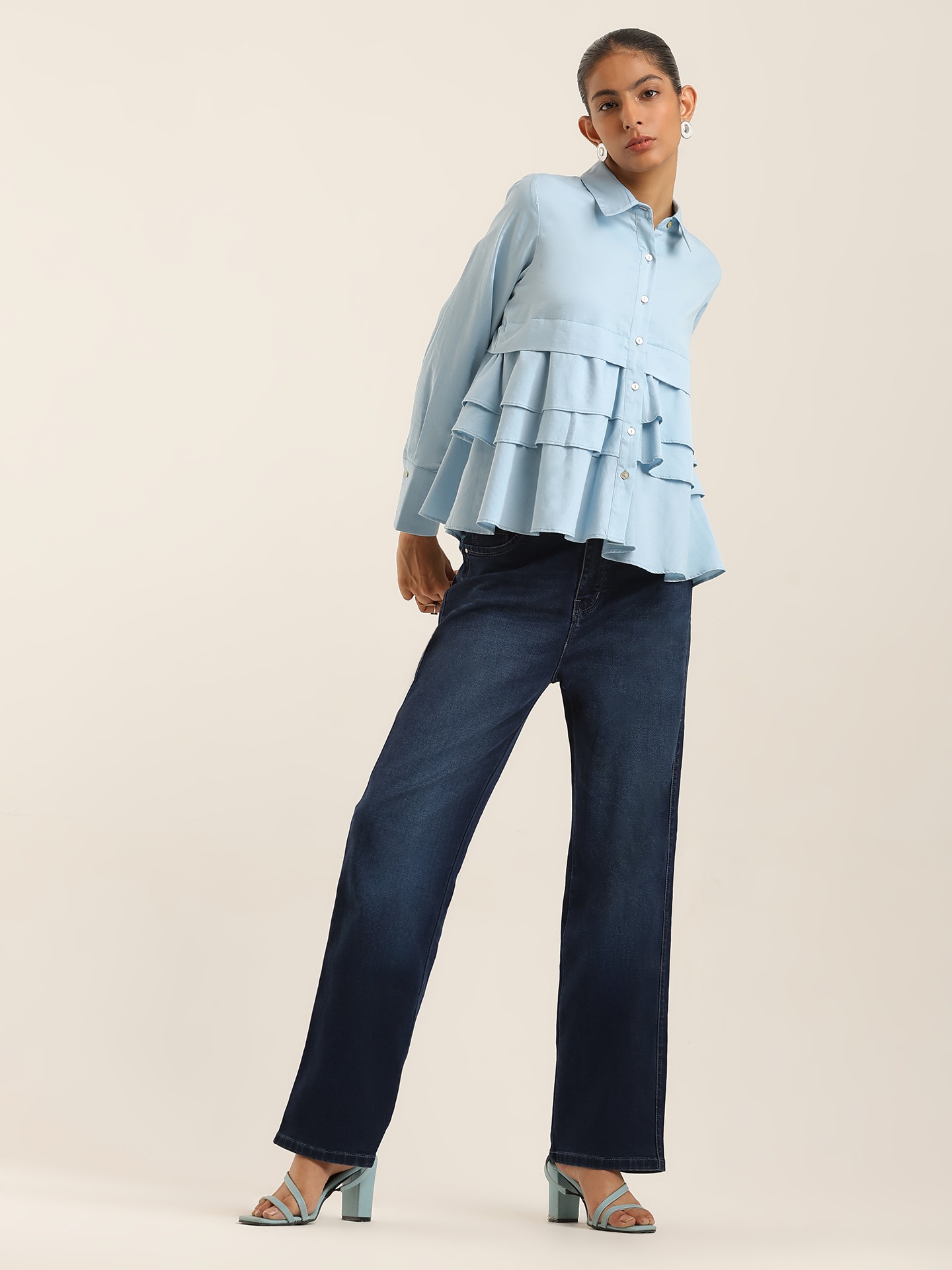 Powder Blue Charolette Shirt