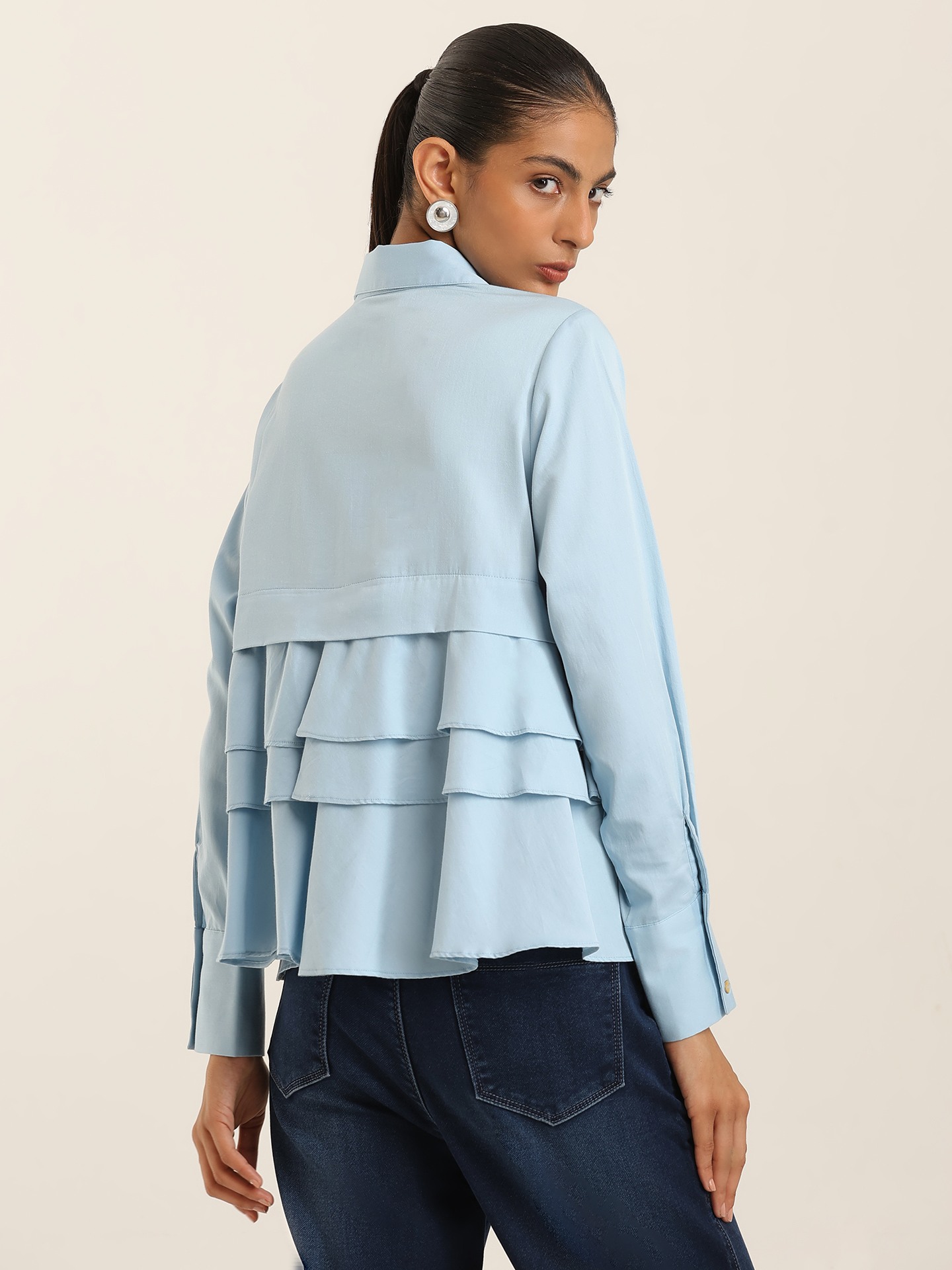 Powder Blue Charolette Shirt