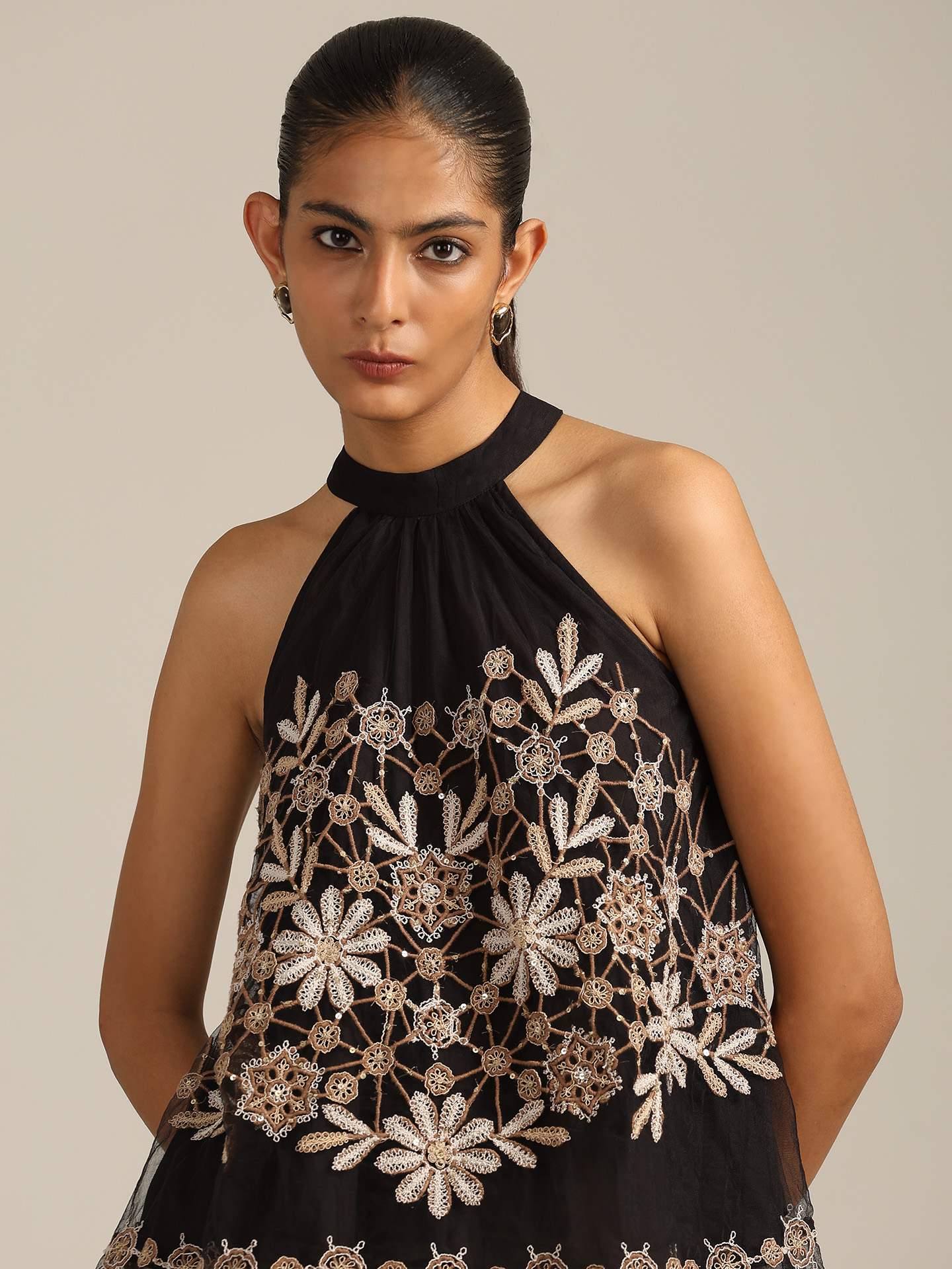 Black Anastacia Top