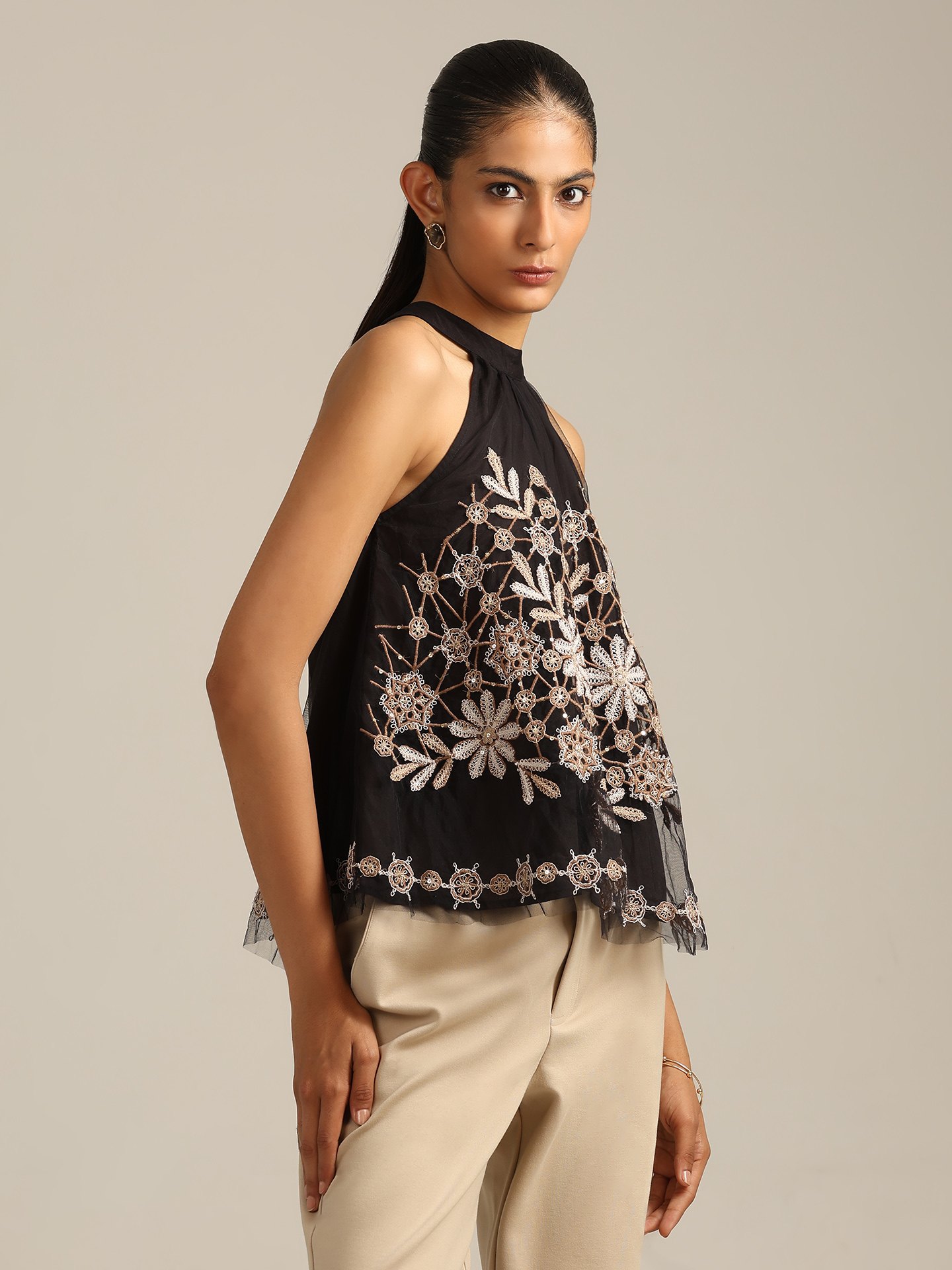 Black Anastacia Top