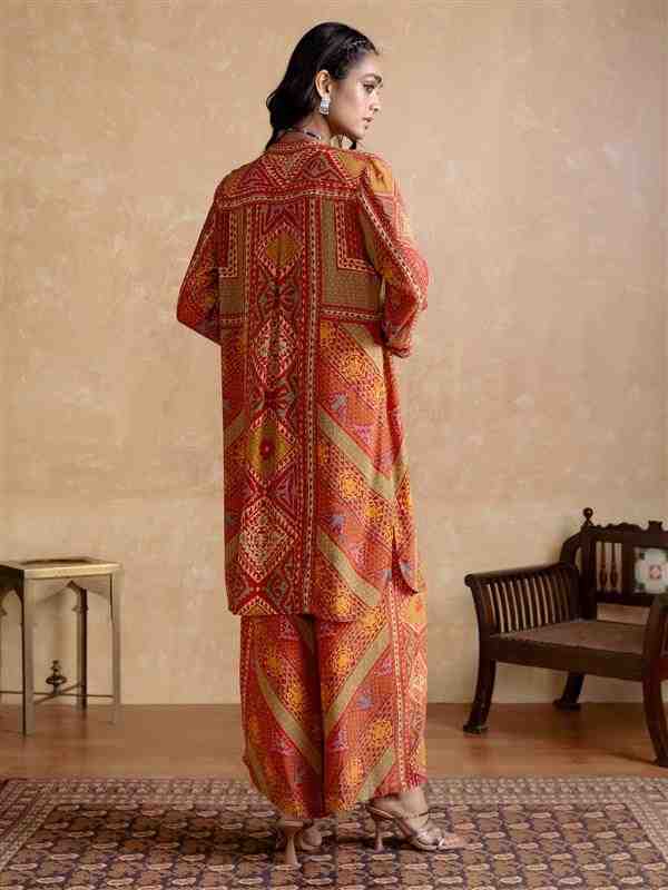 Rust Sona Co-Ord Set