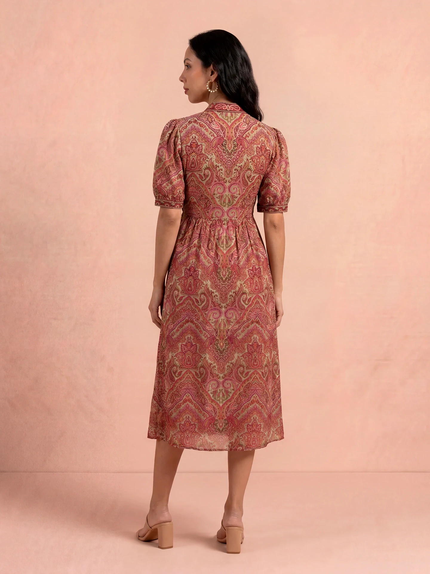 Ecru Simona Midi Dress