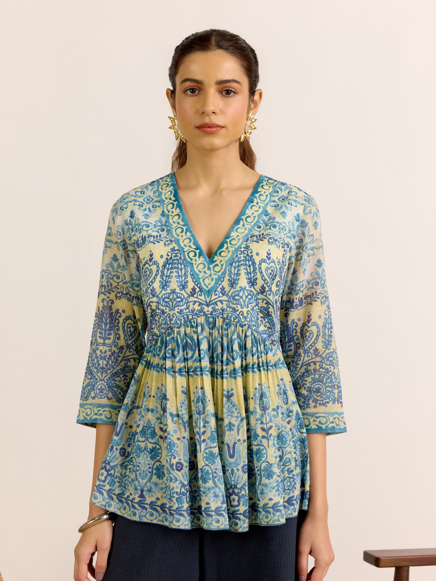 Blue Zephyr Top