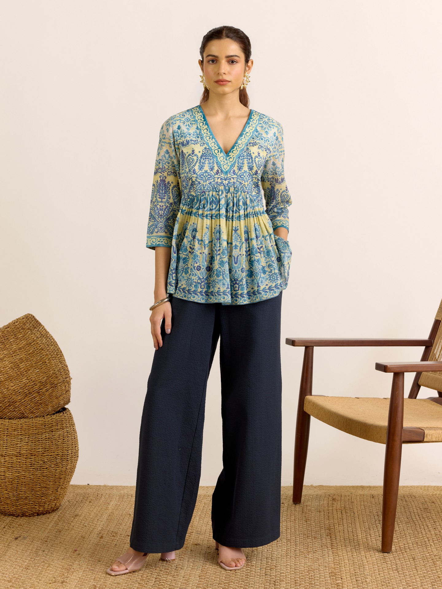 Blue Zephyr Top