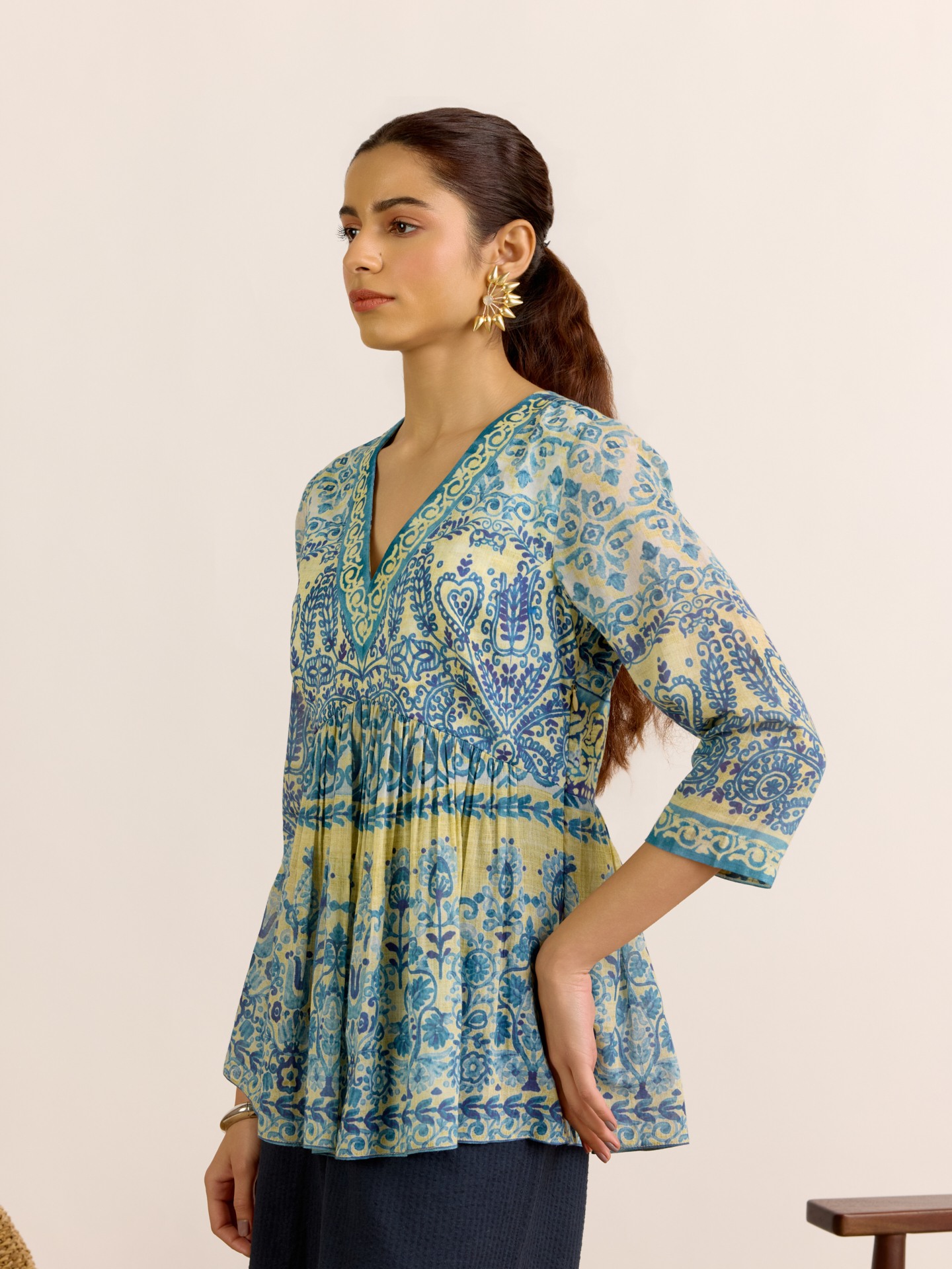 Blue Zephyr Top