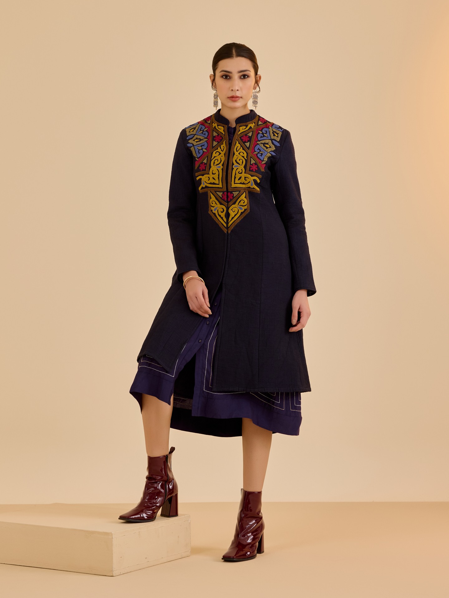 Blue Meera Quilting Jacket