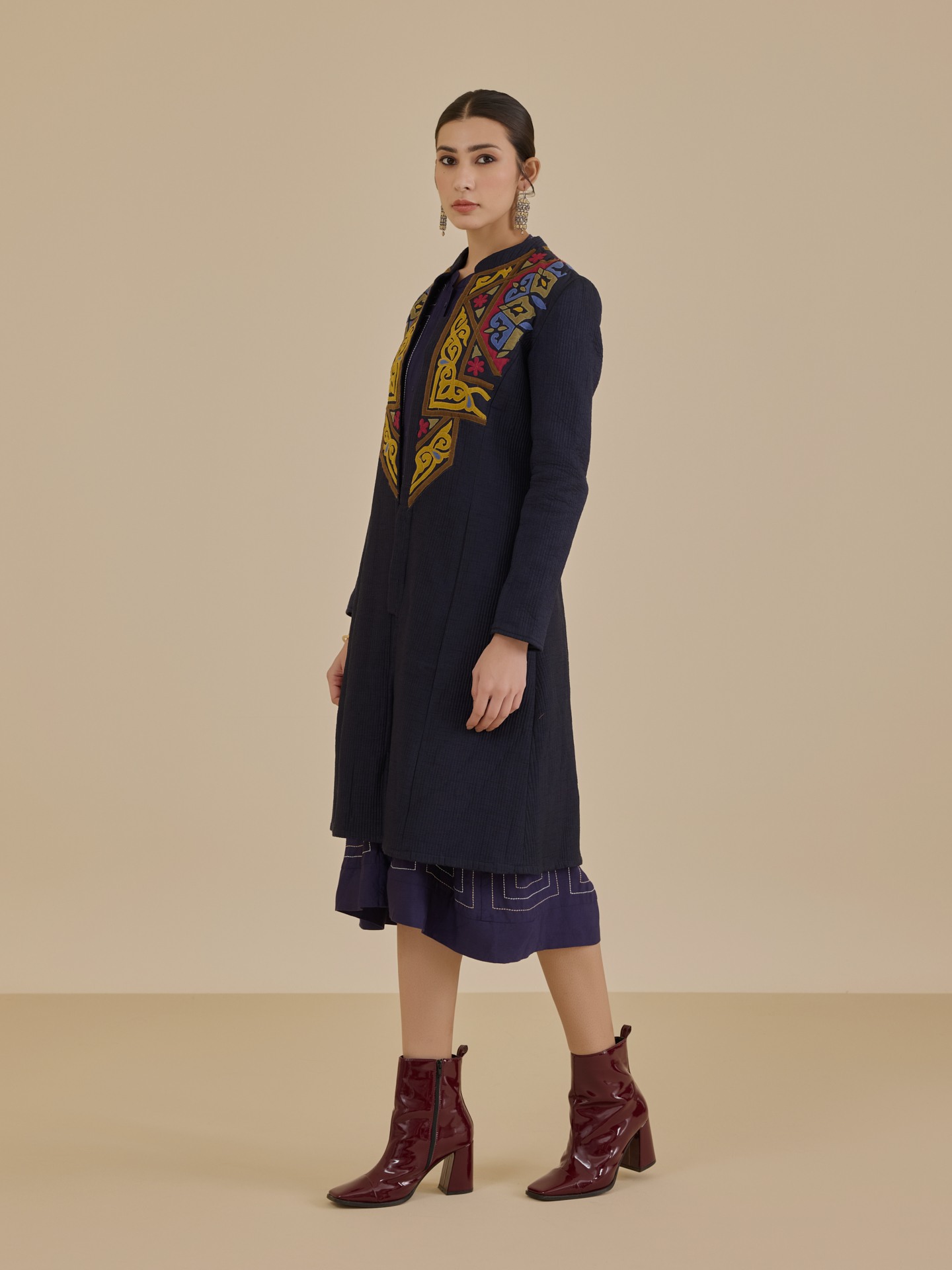 Blue Meera Quilting Jacket