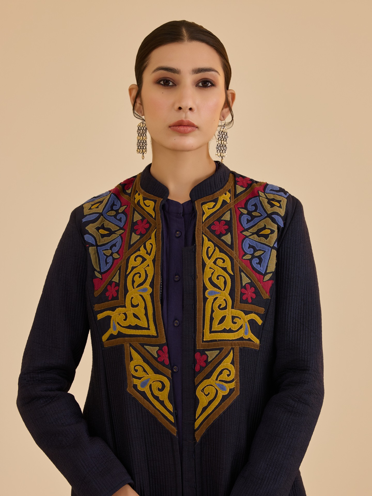 Blue Meera Quilting Jacket