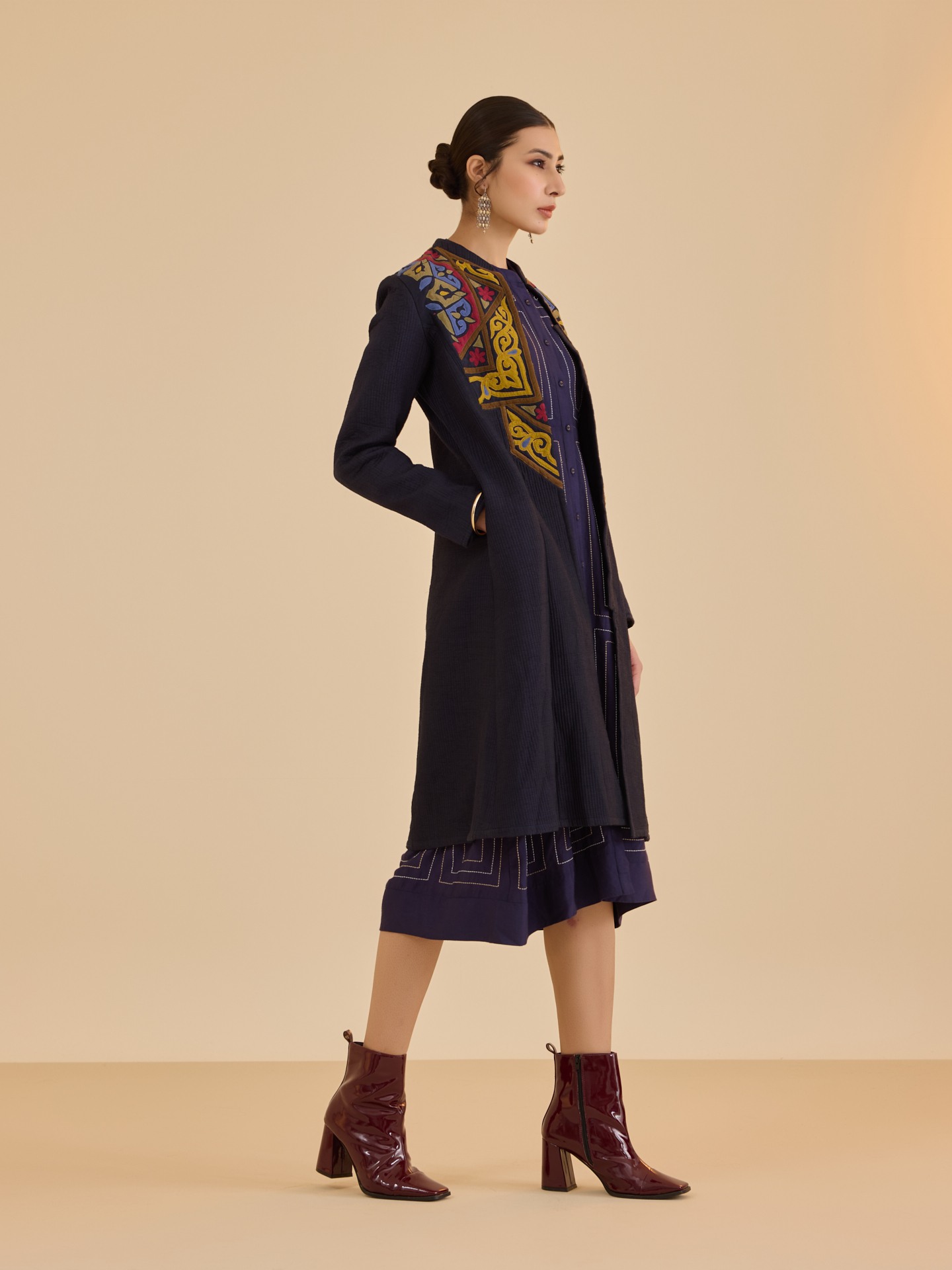Blue Meera Quilting Jacket