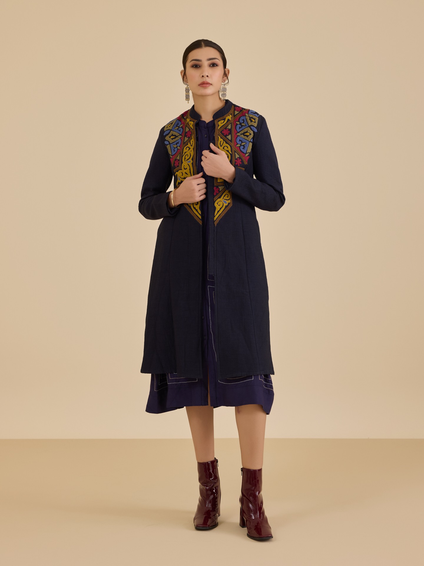 Blue Meera Quilting Jacket