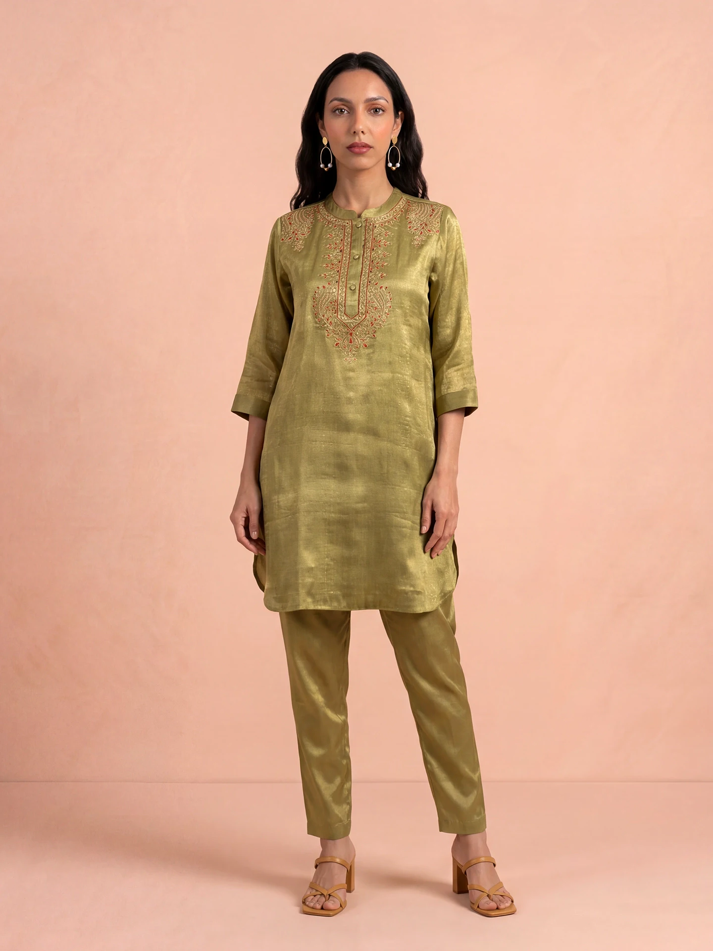 Golden Swarman Festive Co-Ord Set