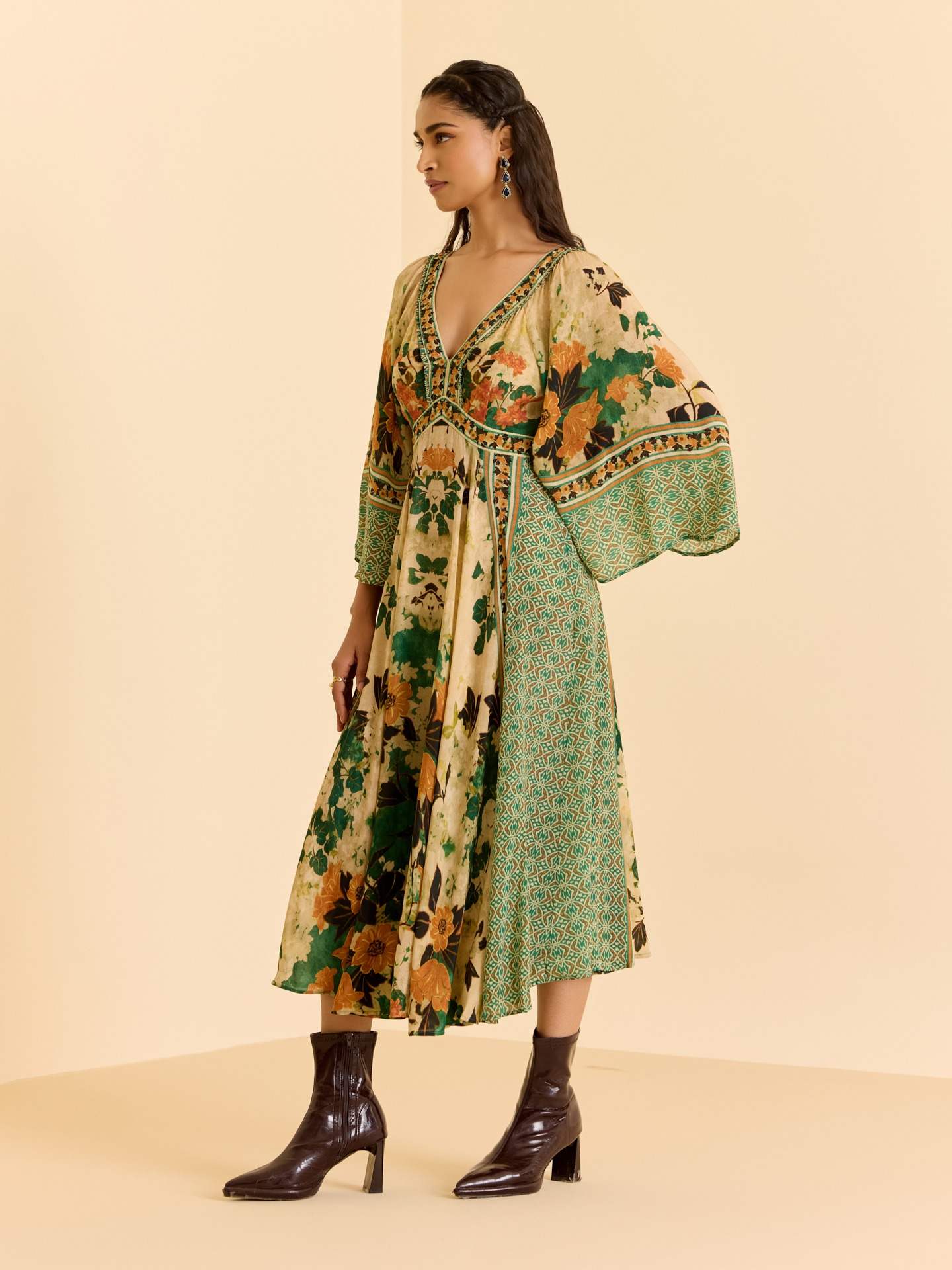 Green Tamannah Long Dress