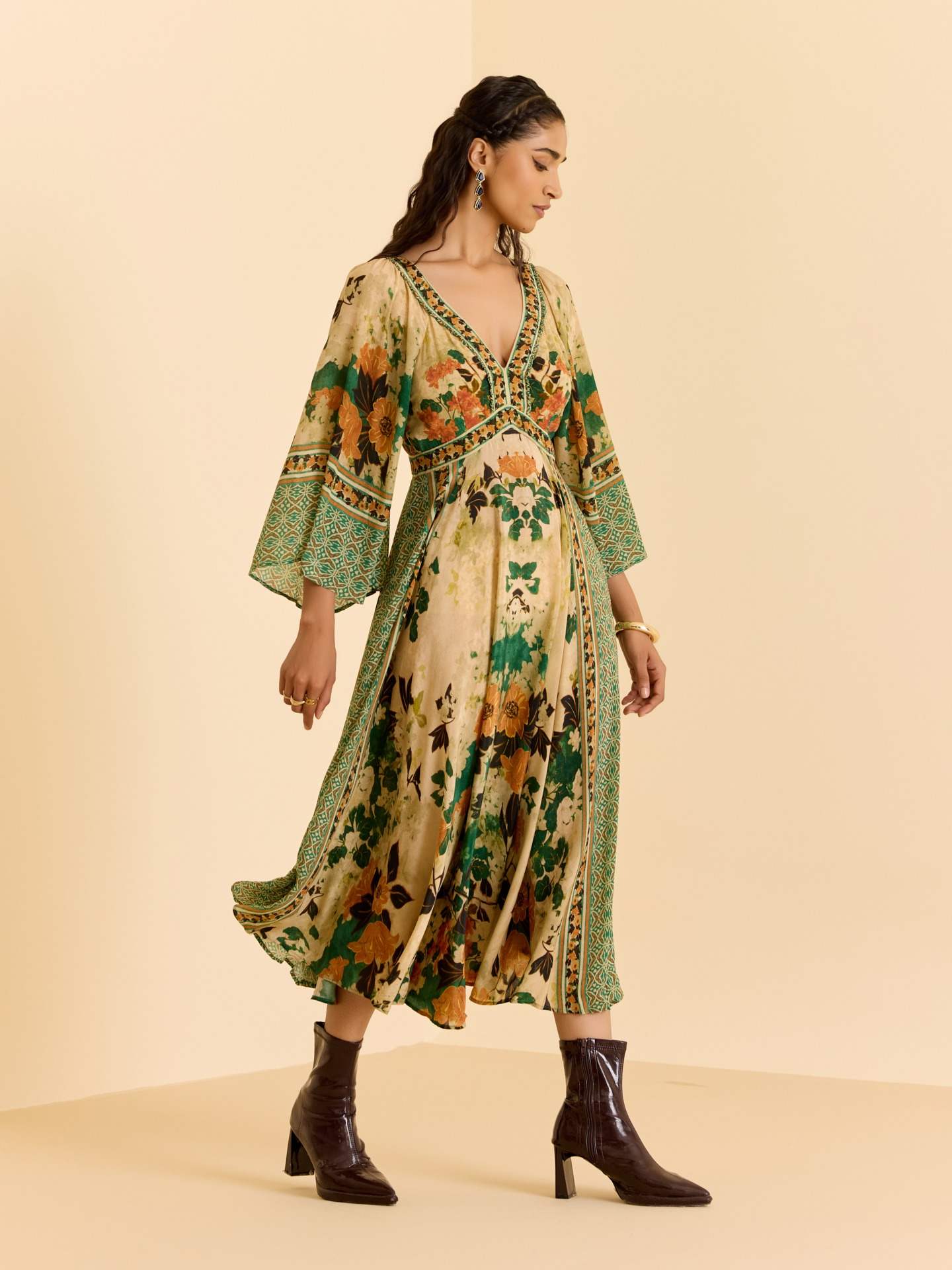 Green Tamannah Long Dress