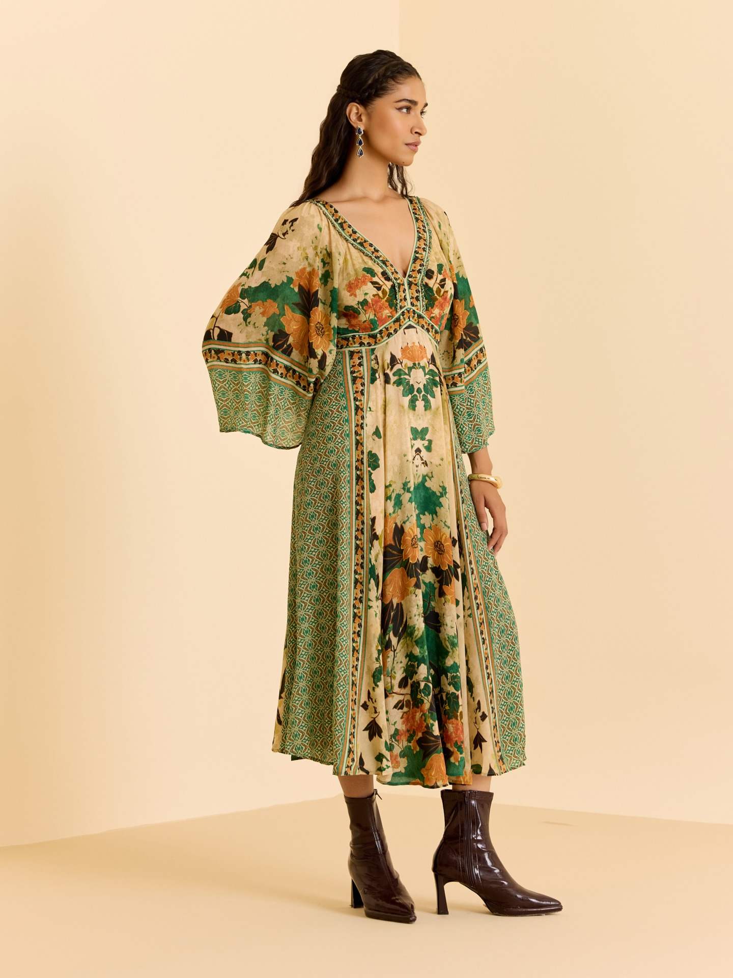 Green Tamannah Long Dress