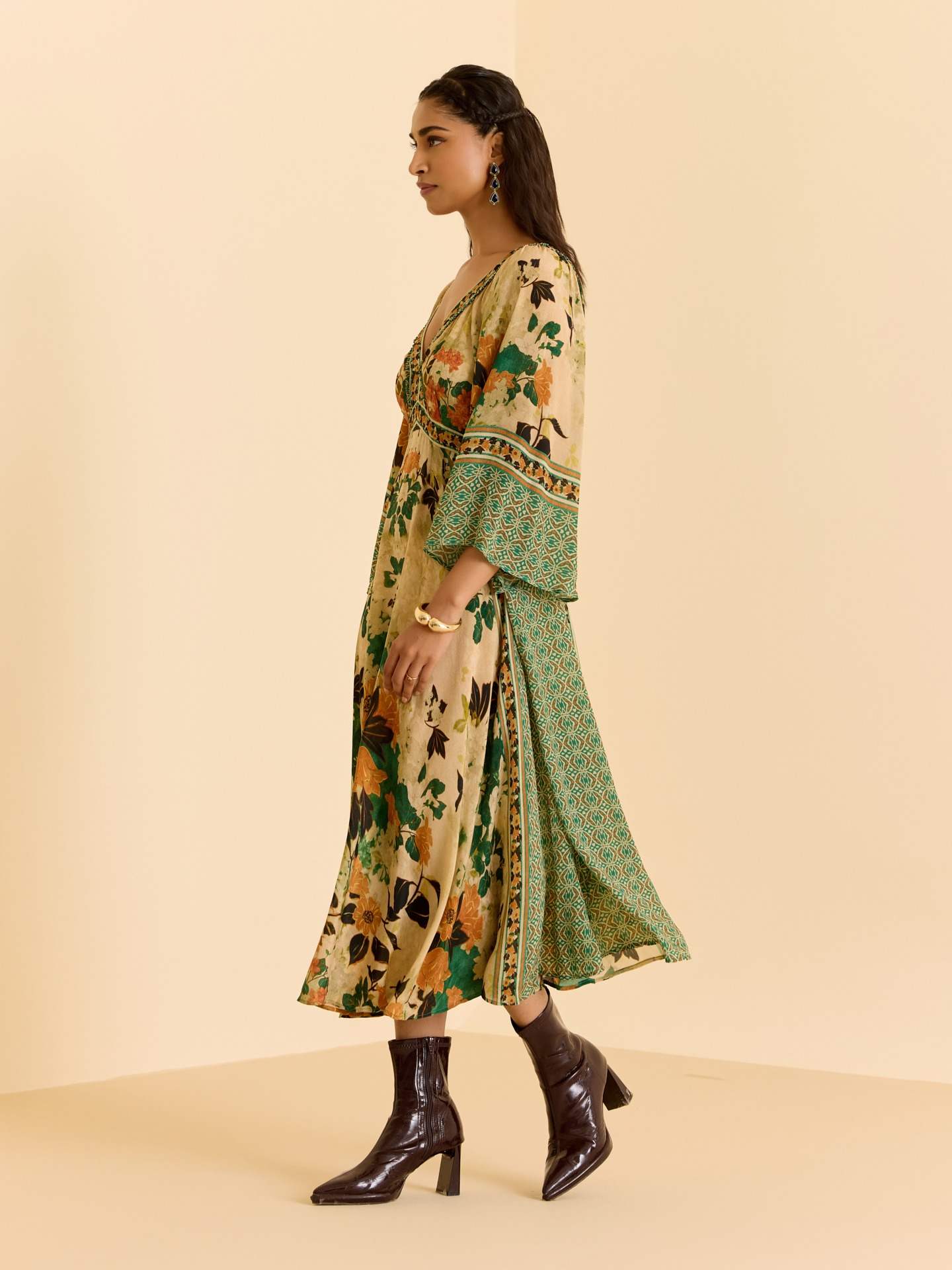 Green Tamannah Long Dress