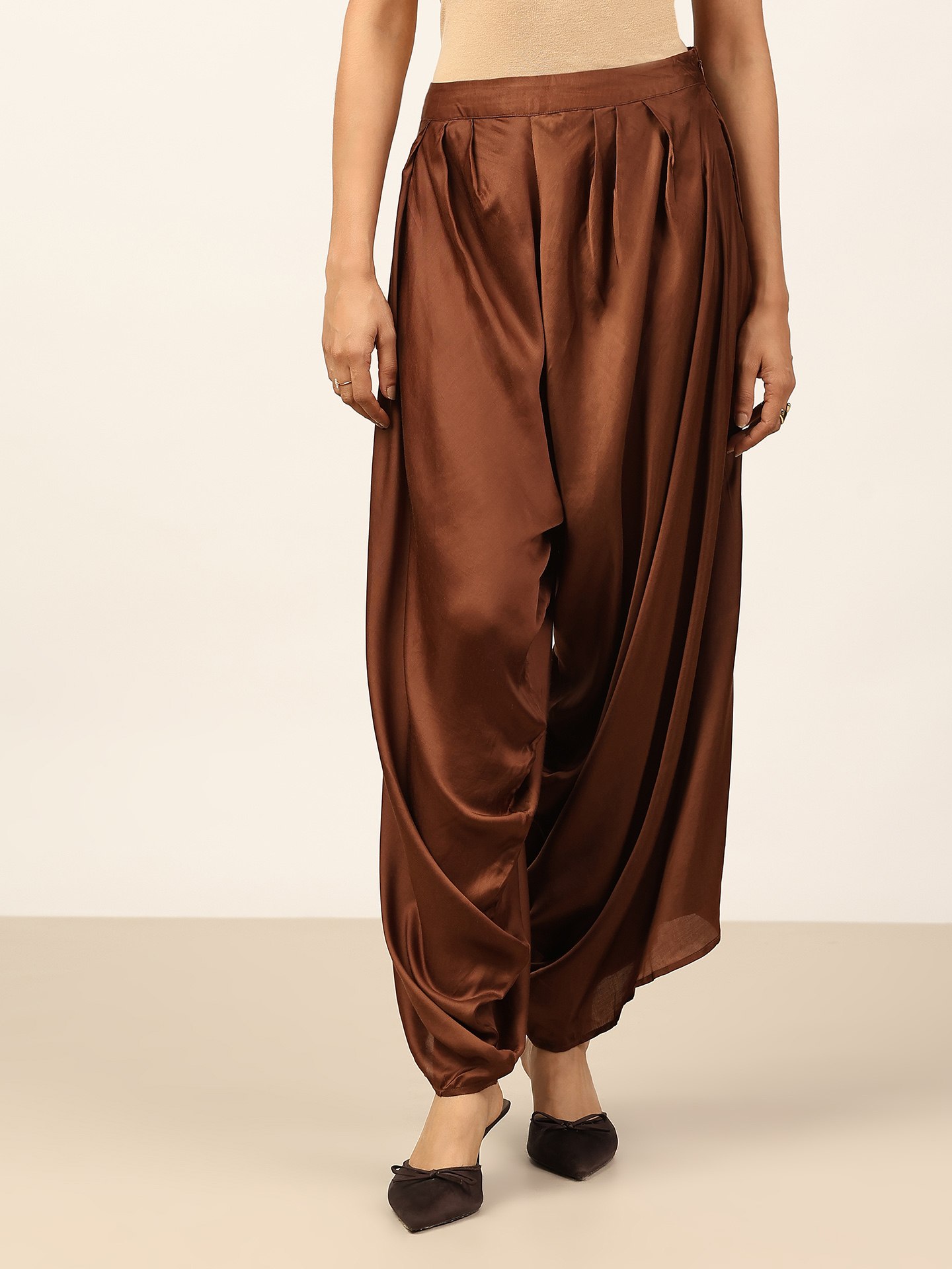 Brown Palazzo Pant