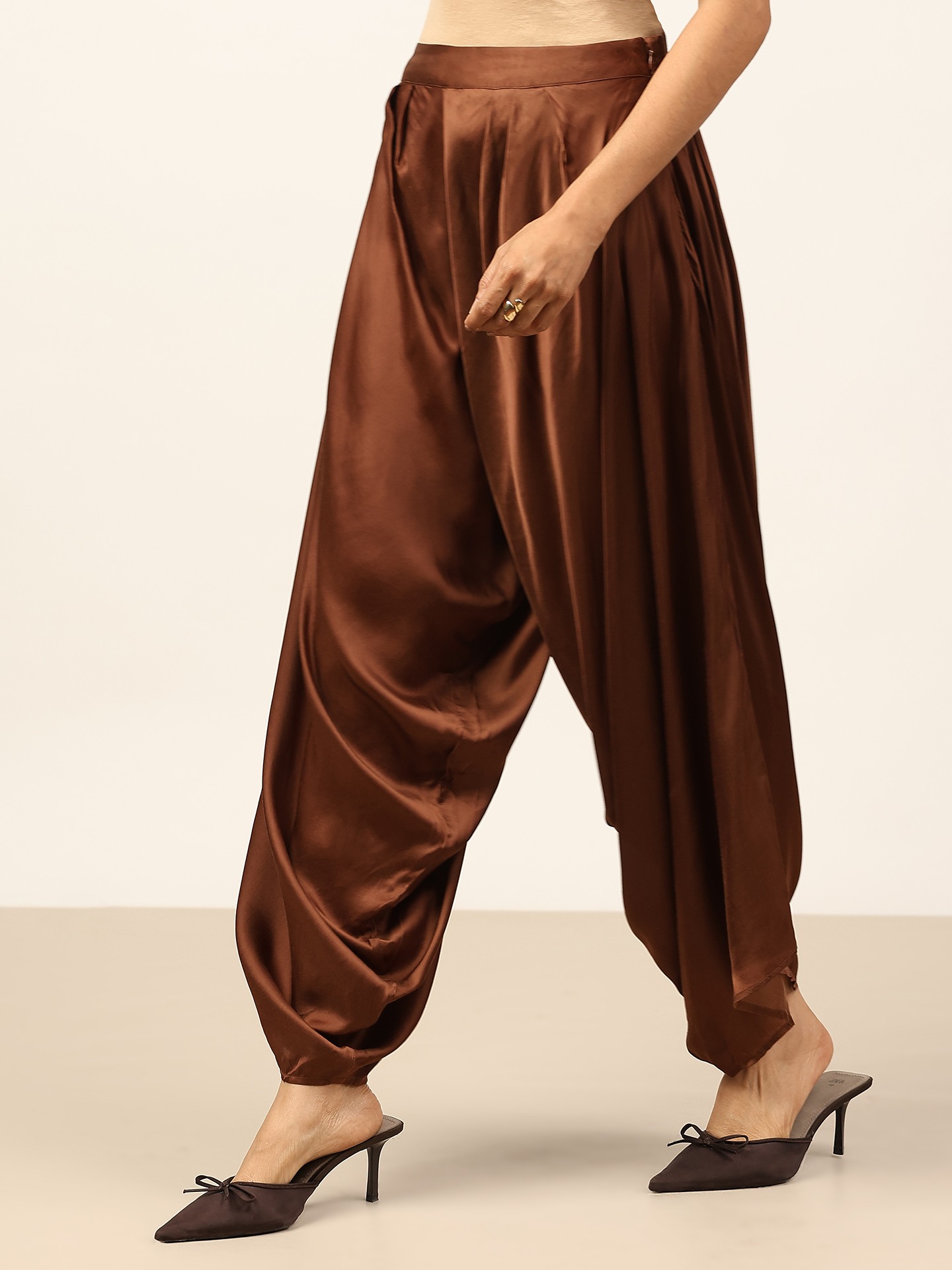 Brown Palazzo Pant