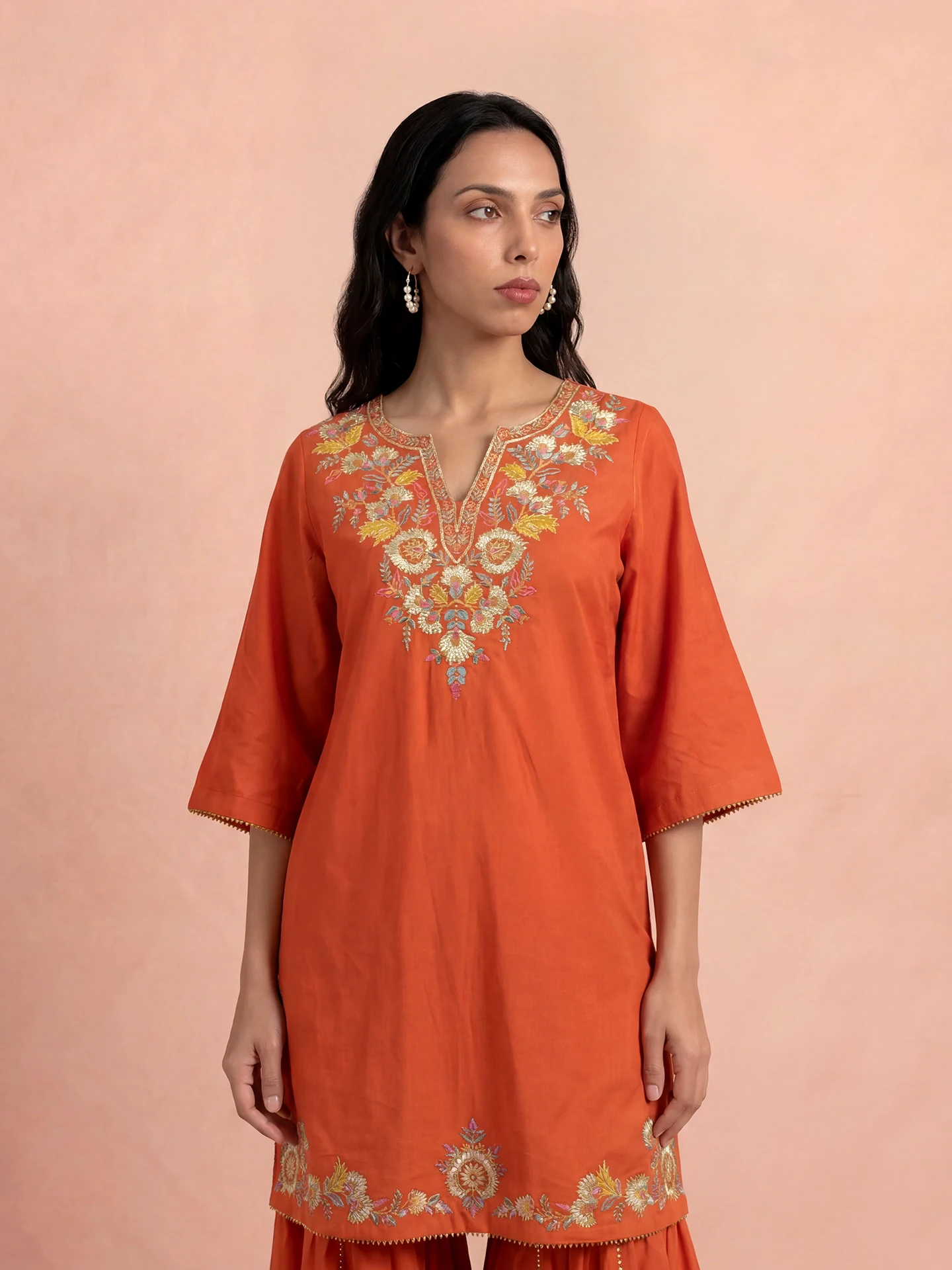 Orange Laila Festive Suit Set
