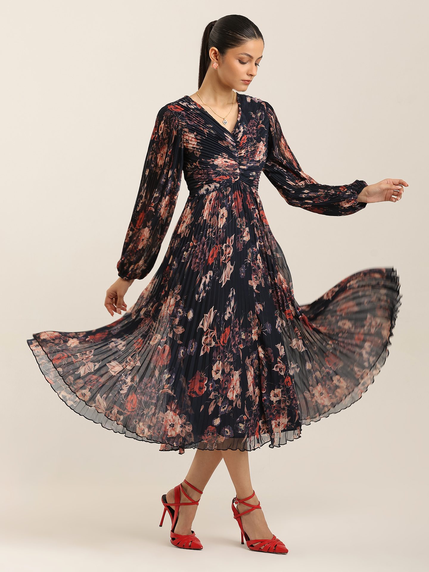 Black Fiona Long dress