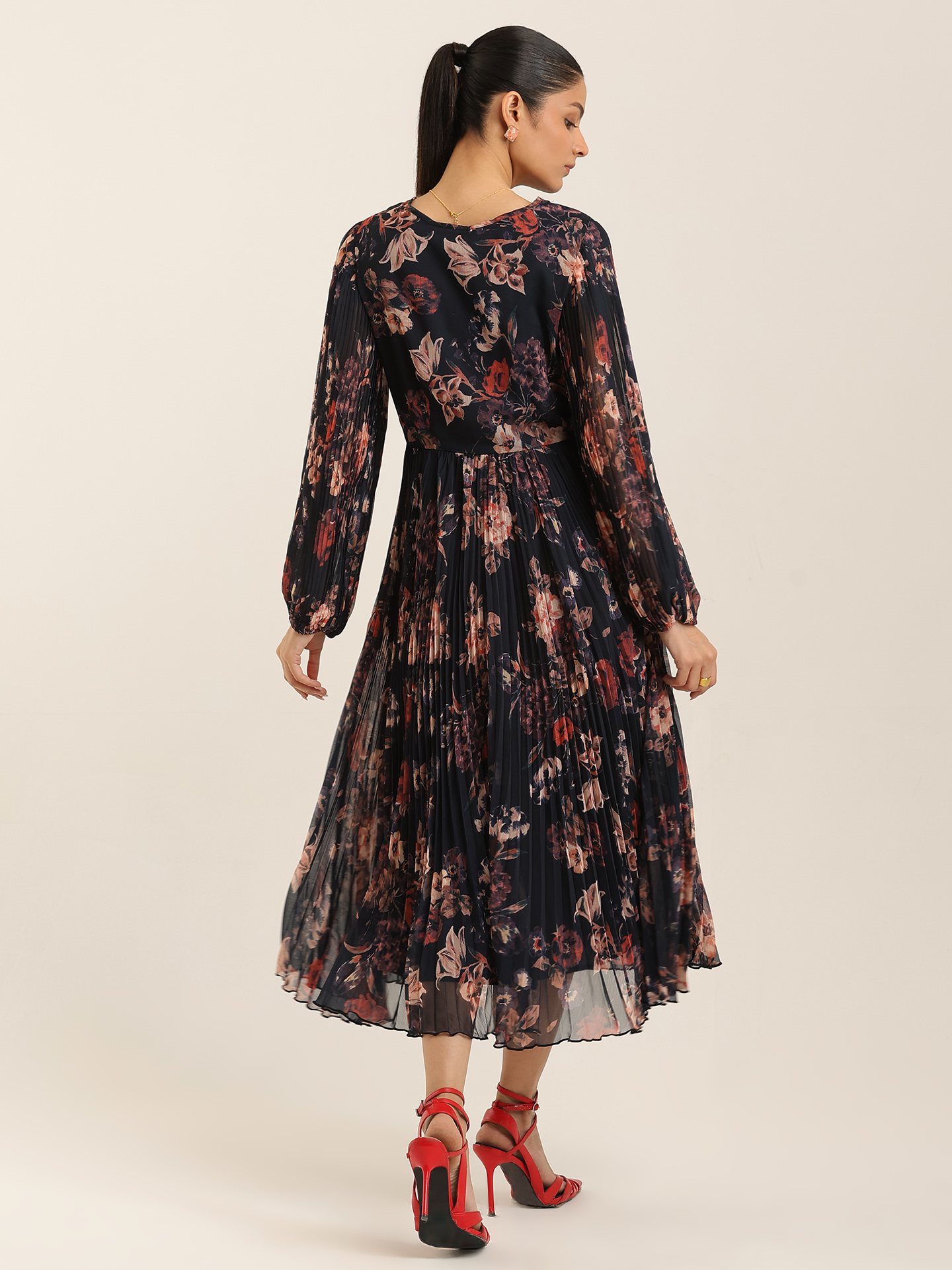 Black Fiona Long dress