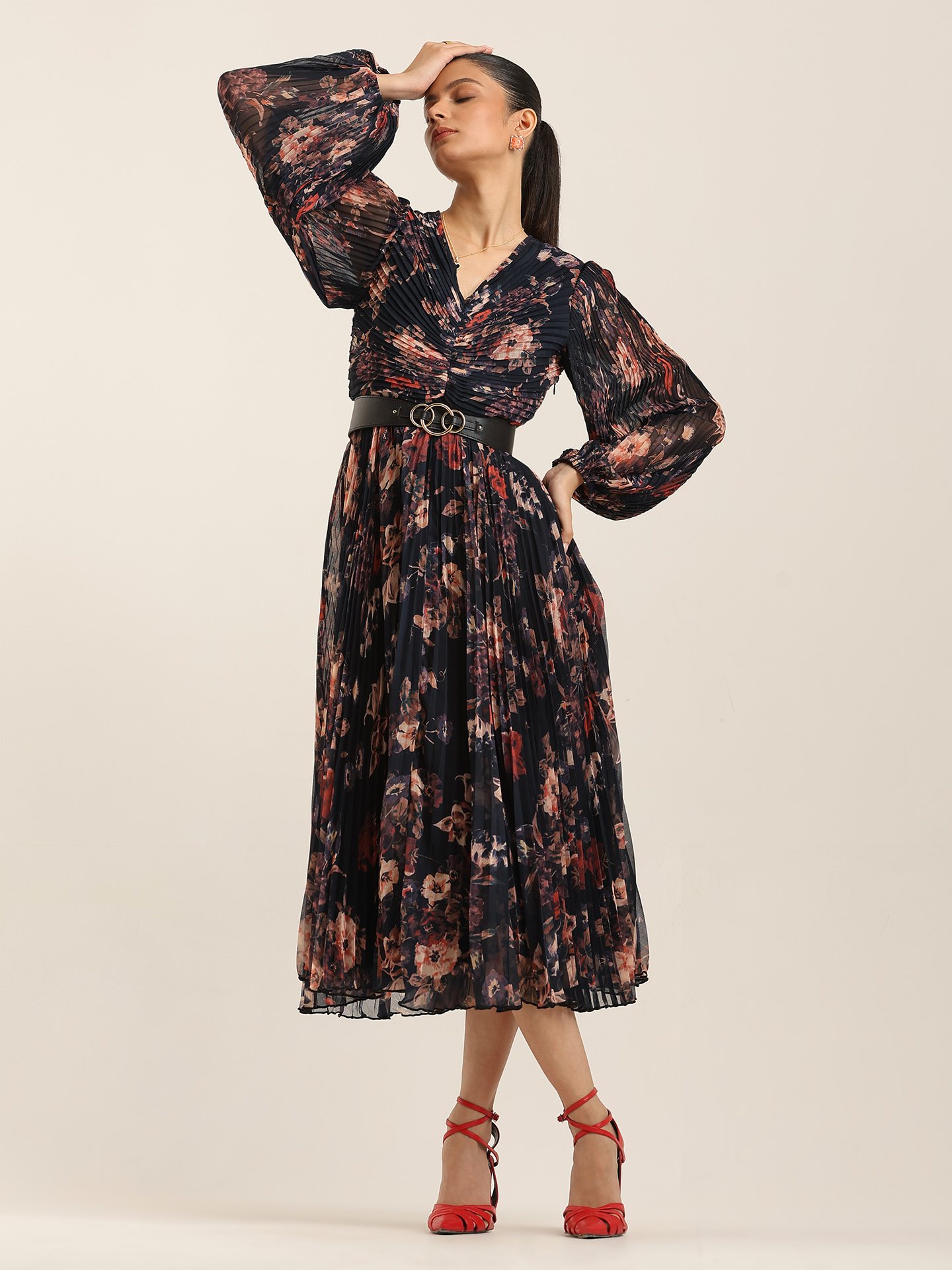 Black Fiona Long dress