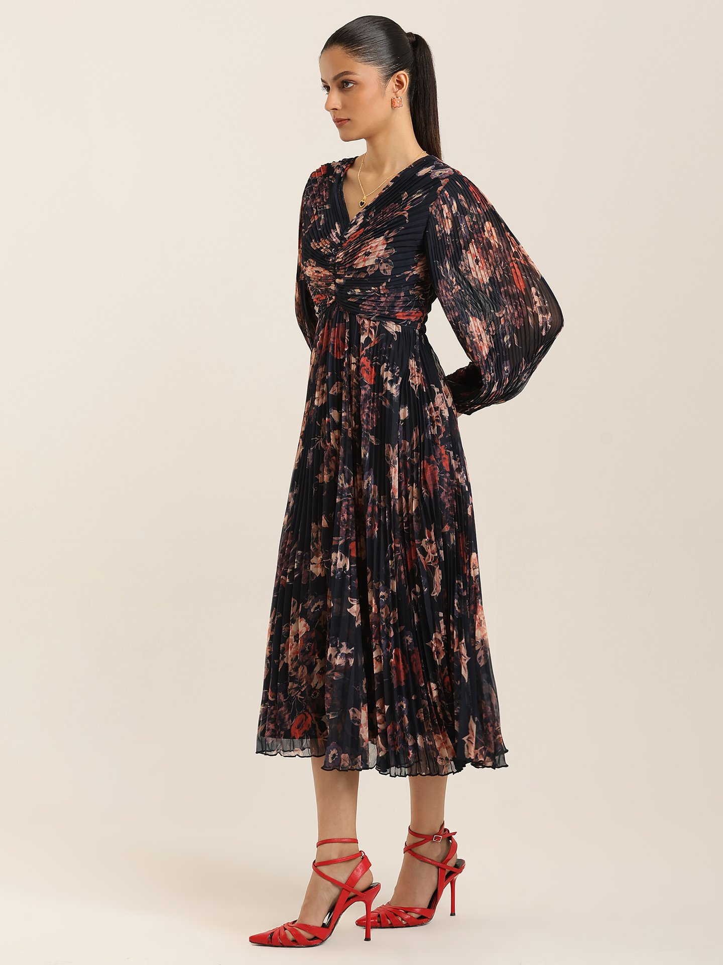 Black Fiona Long dress