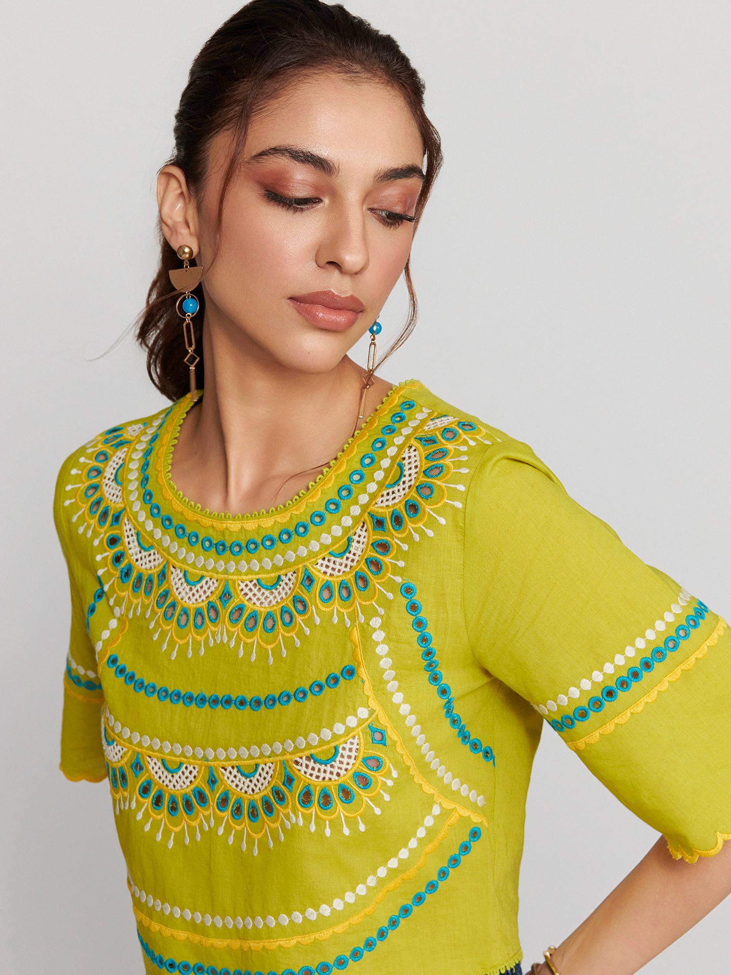 Neon Green Airlie Top