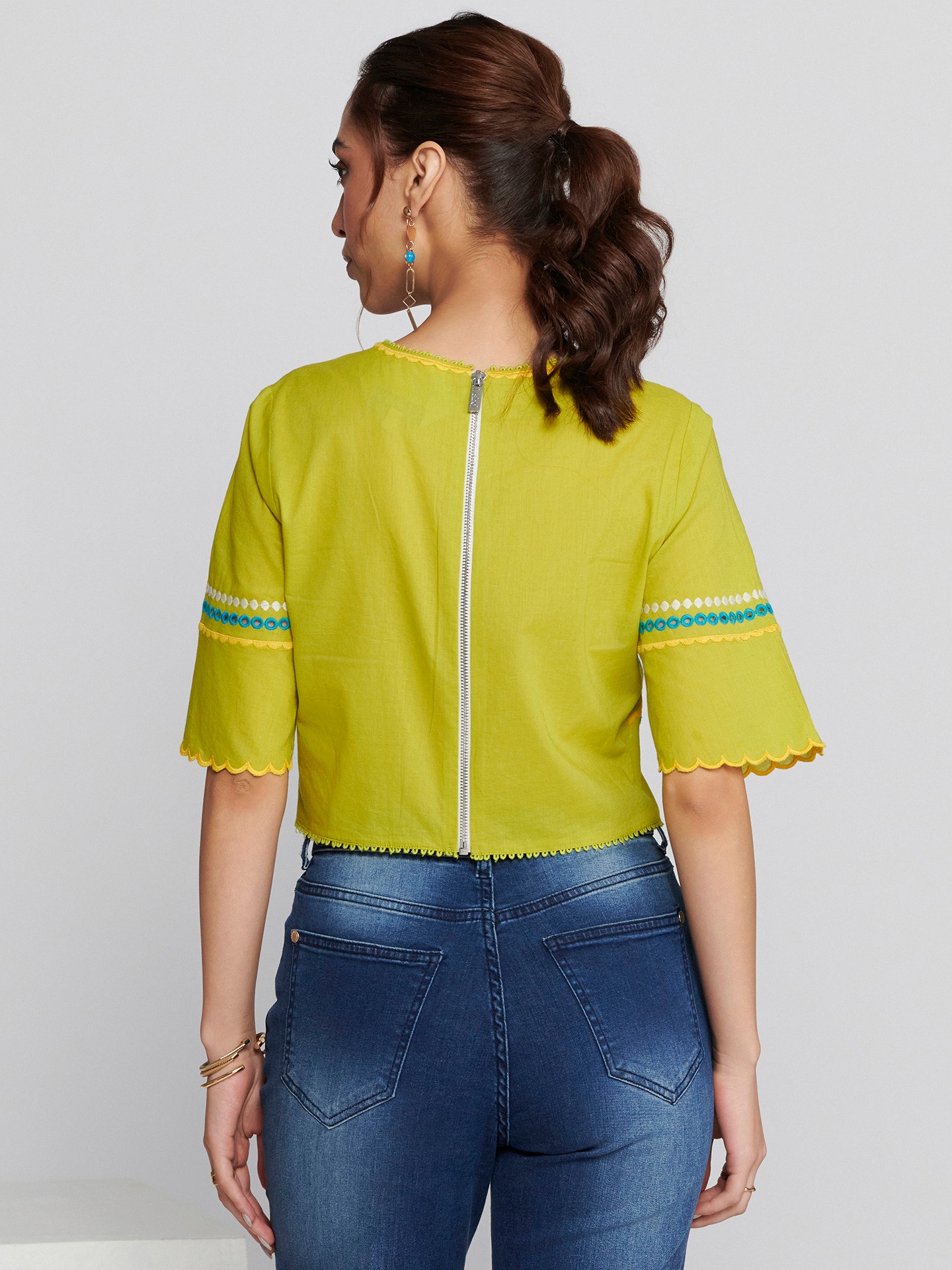 Neon Green Airlie Top