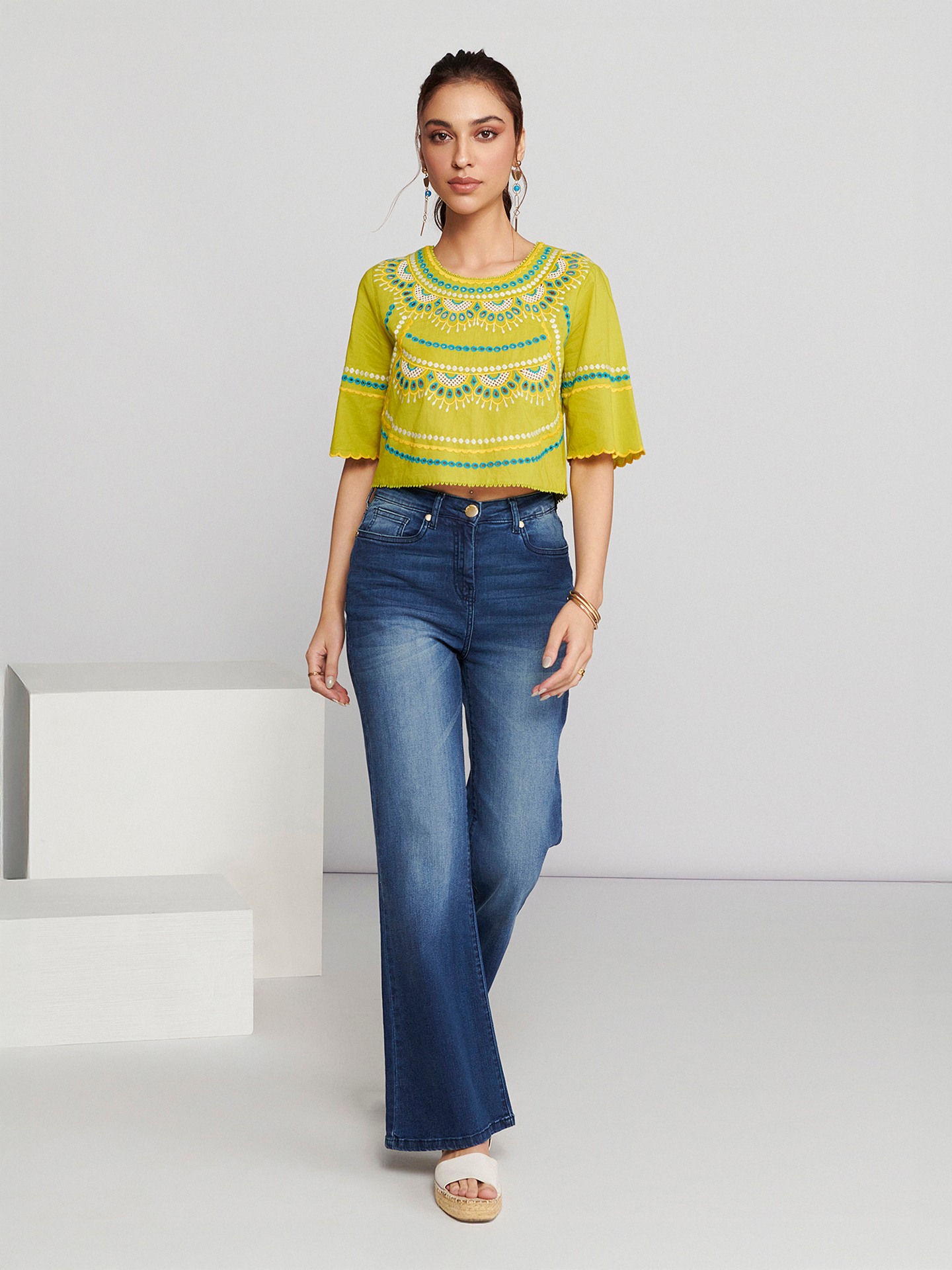 Neon Green Airlie Top